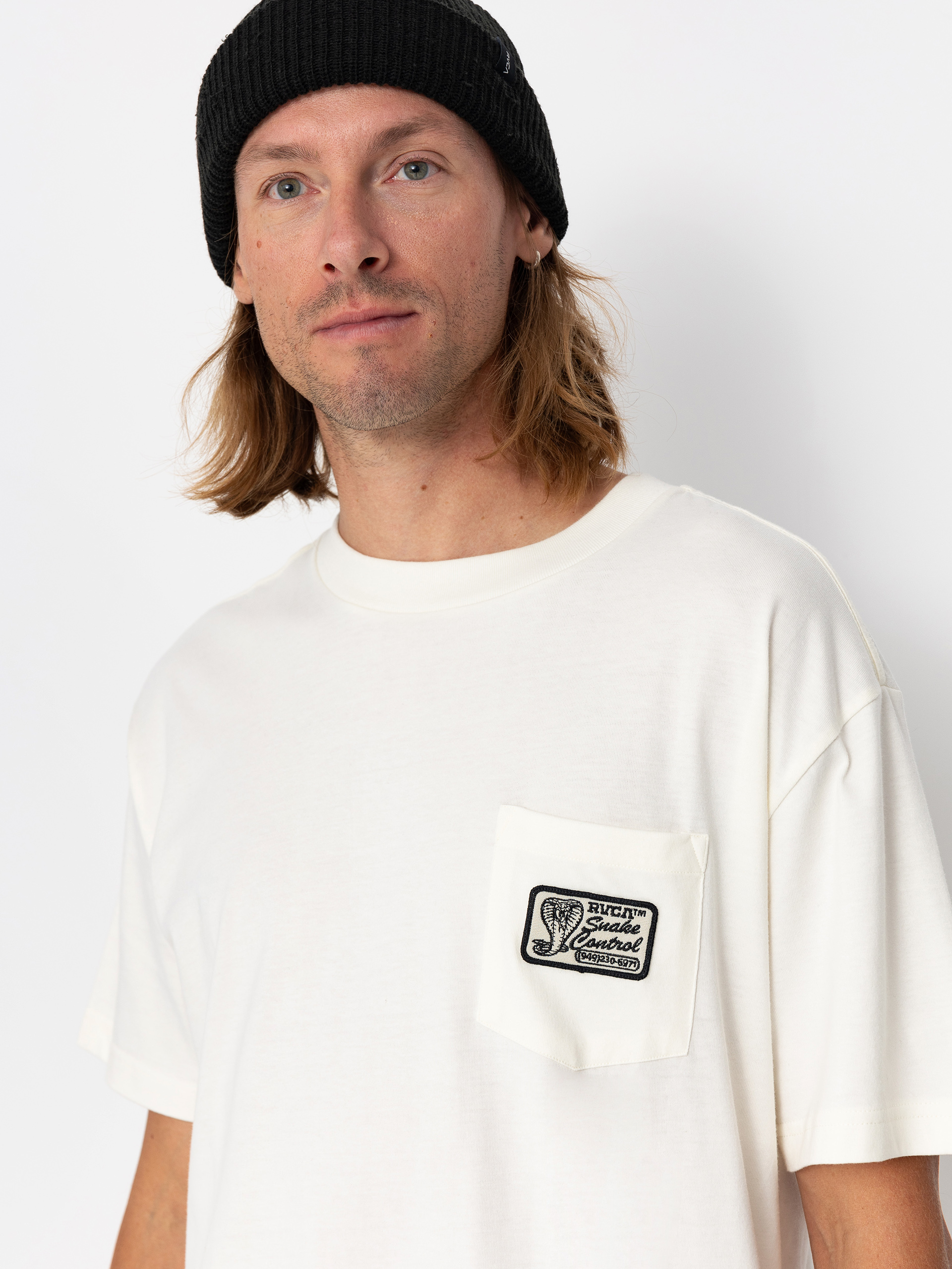 RVCA Cobra Service Póló (antique white)