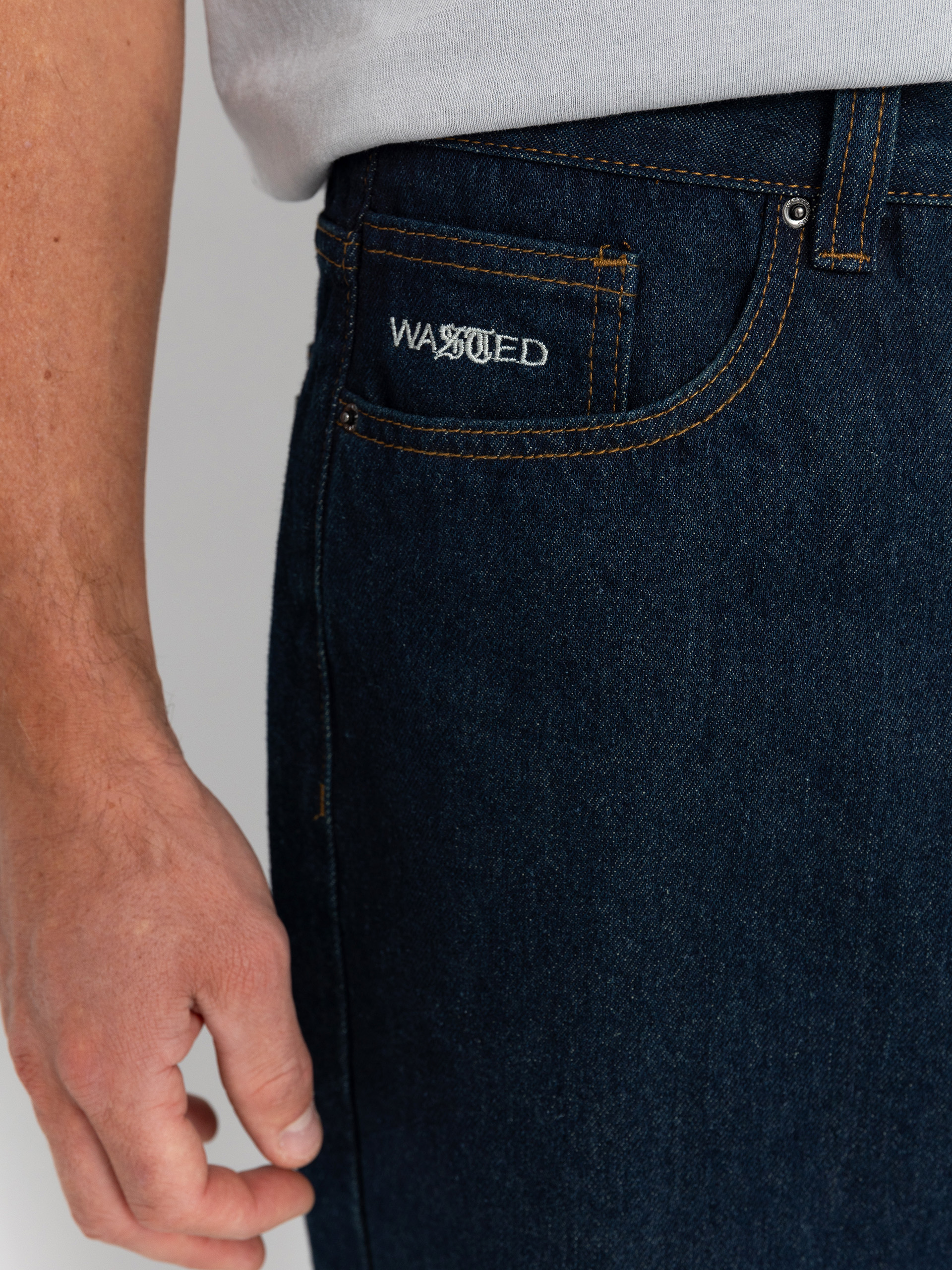 Wasted Paris Signature Casper Kisnadrág (raw blue)