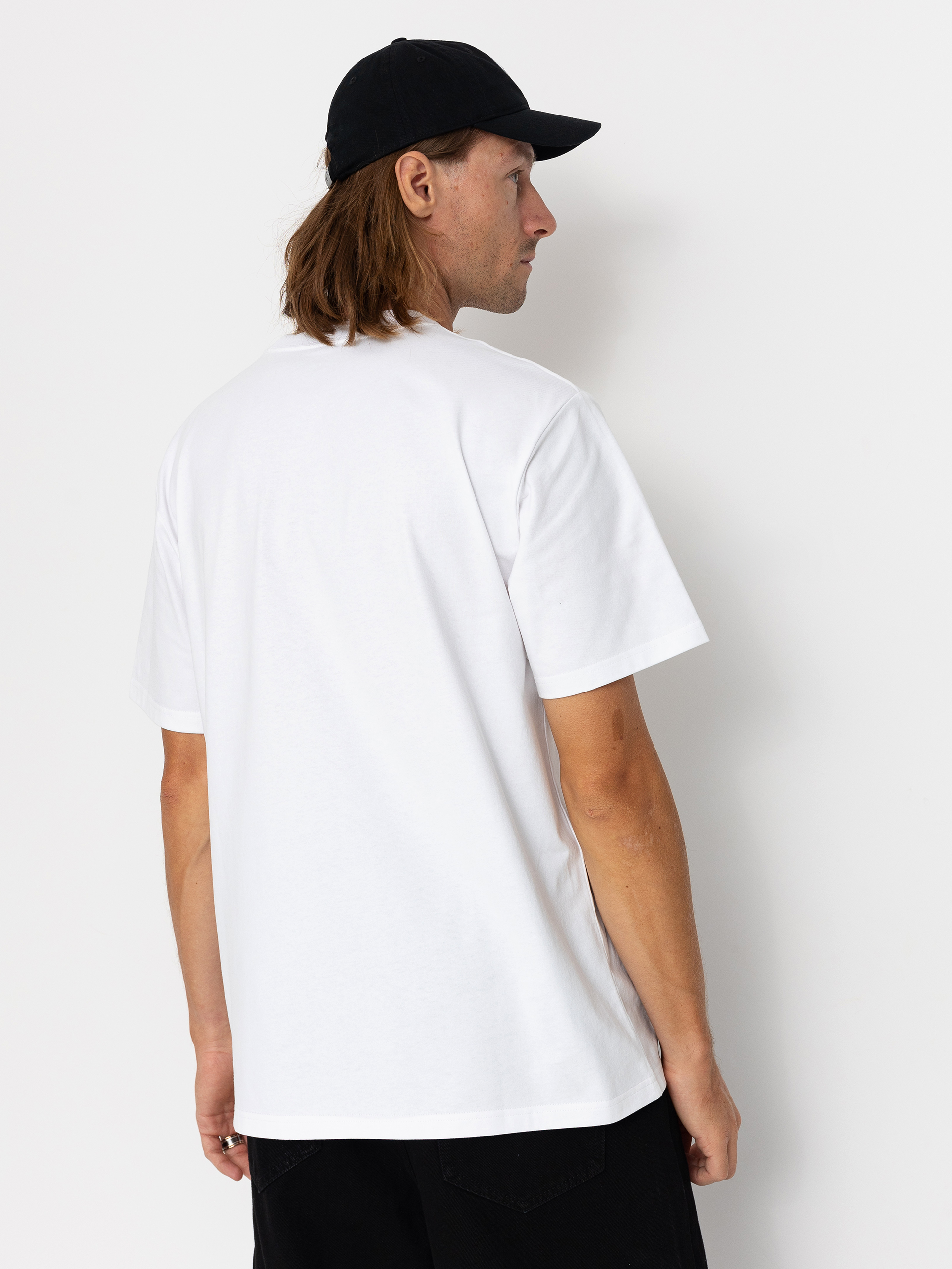 Carhartt WIP University Script Póló (white/black)