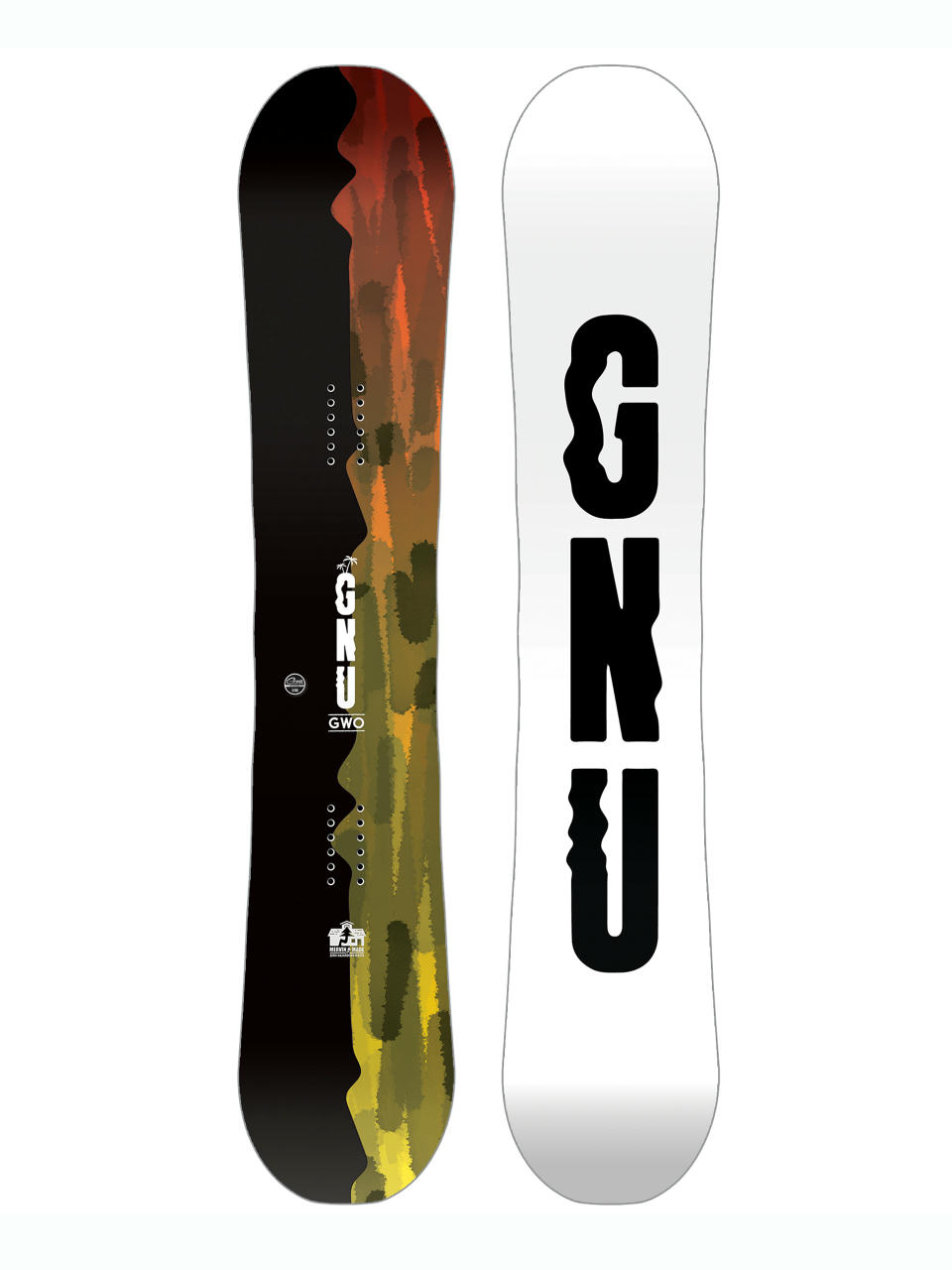 Férfi Snowboard Gnu Gwo (white)