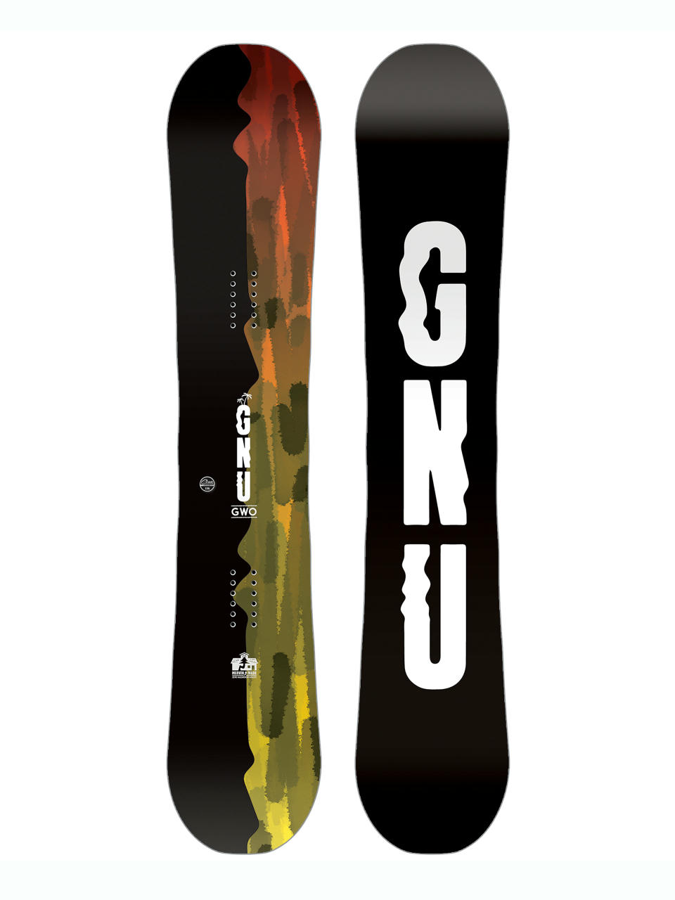 Férfi Snowboard Gnu Gwo (black)