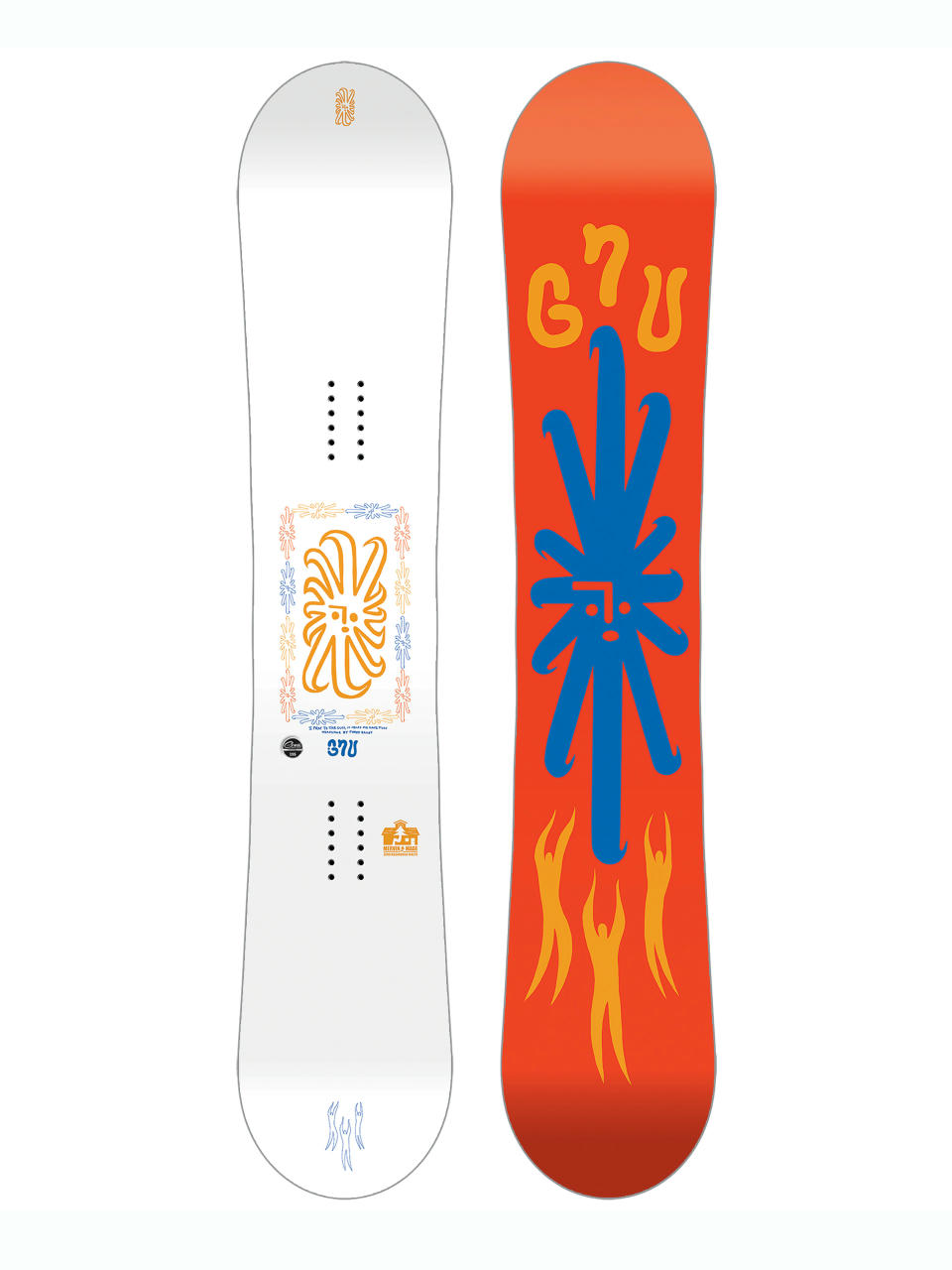 Férfi Snowboard Gnu Headspace (orange)