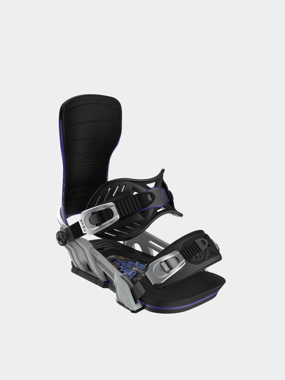 Férfi Snowboard kötés Bent Metal Transfer (grey/purple)