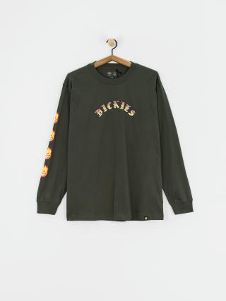 Hosszú ujjú felső Dickies X Spitfire Long Sleeve (olive green)