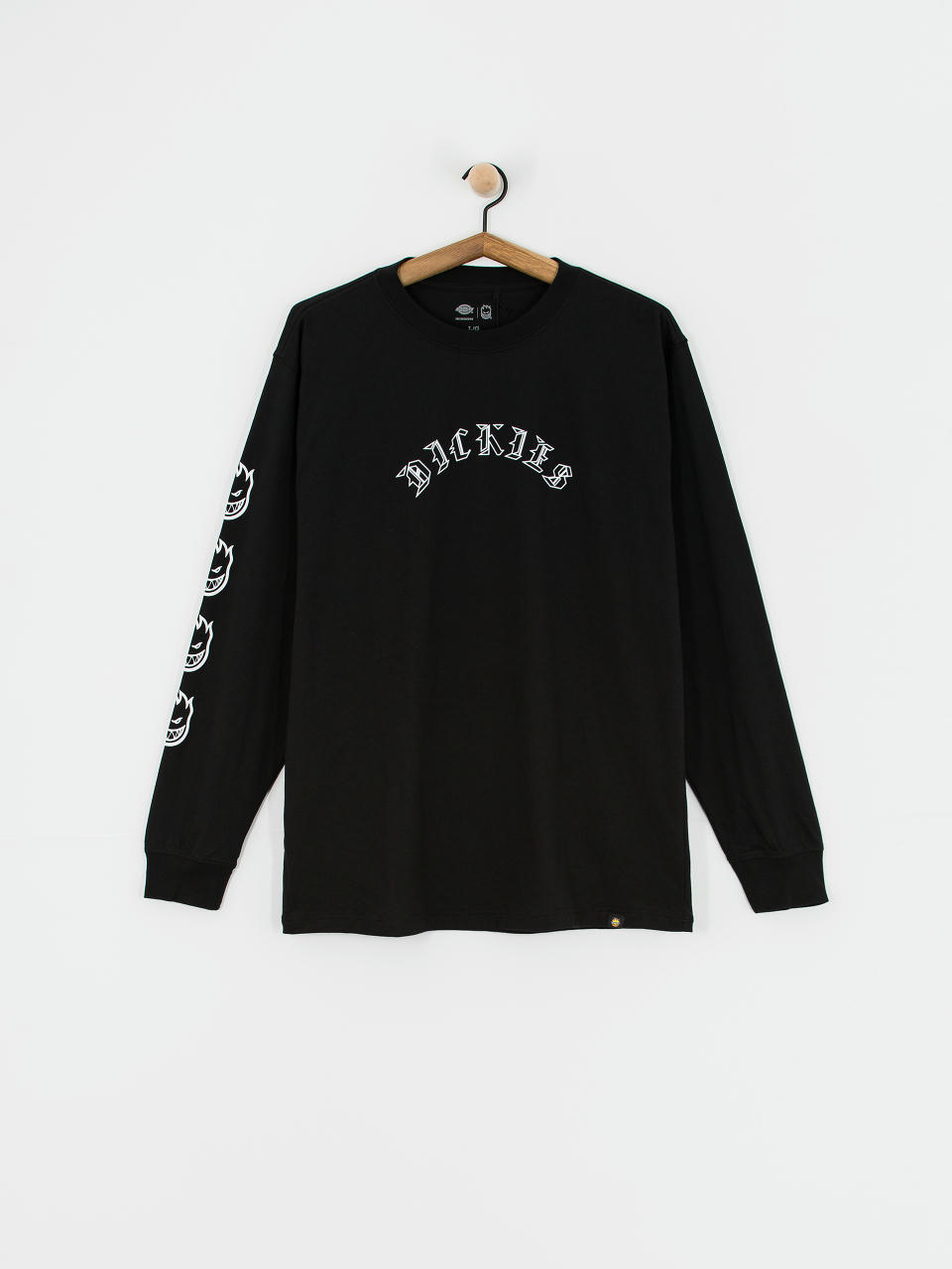 Hosszú ujjú felső Dickies X Spitfire Long Sleeve (black)