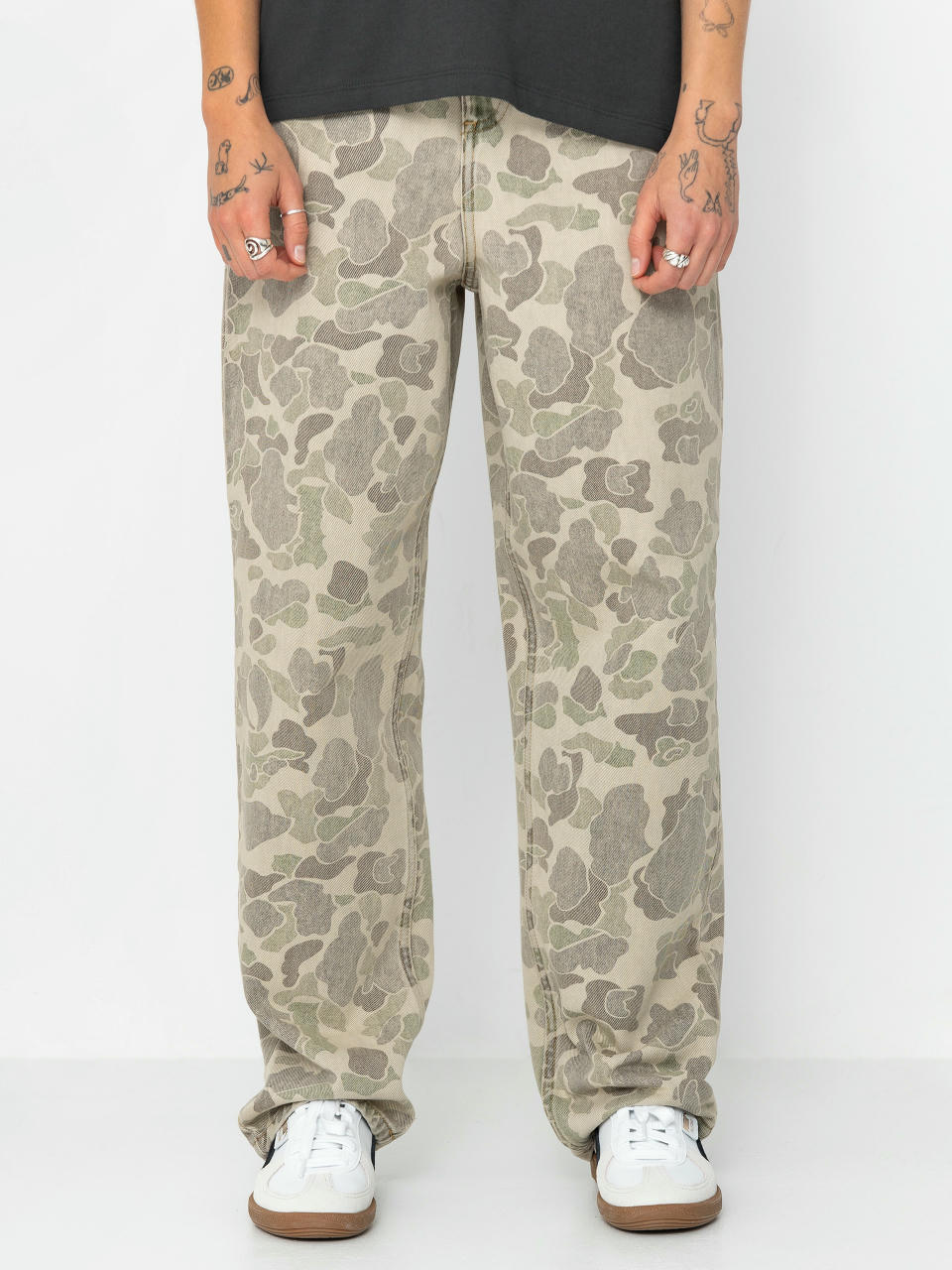 Kisnadrág Carhartt WIP Duck Orell Wmn (camo duck/black)