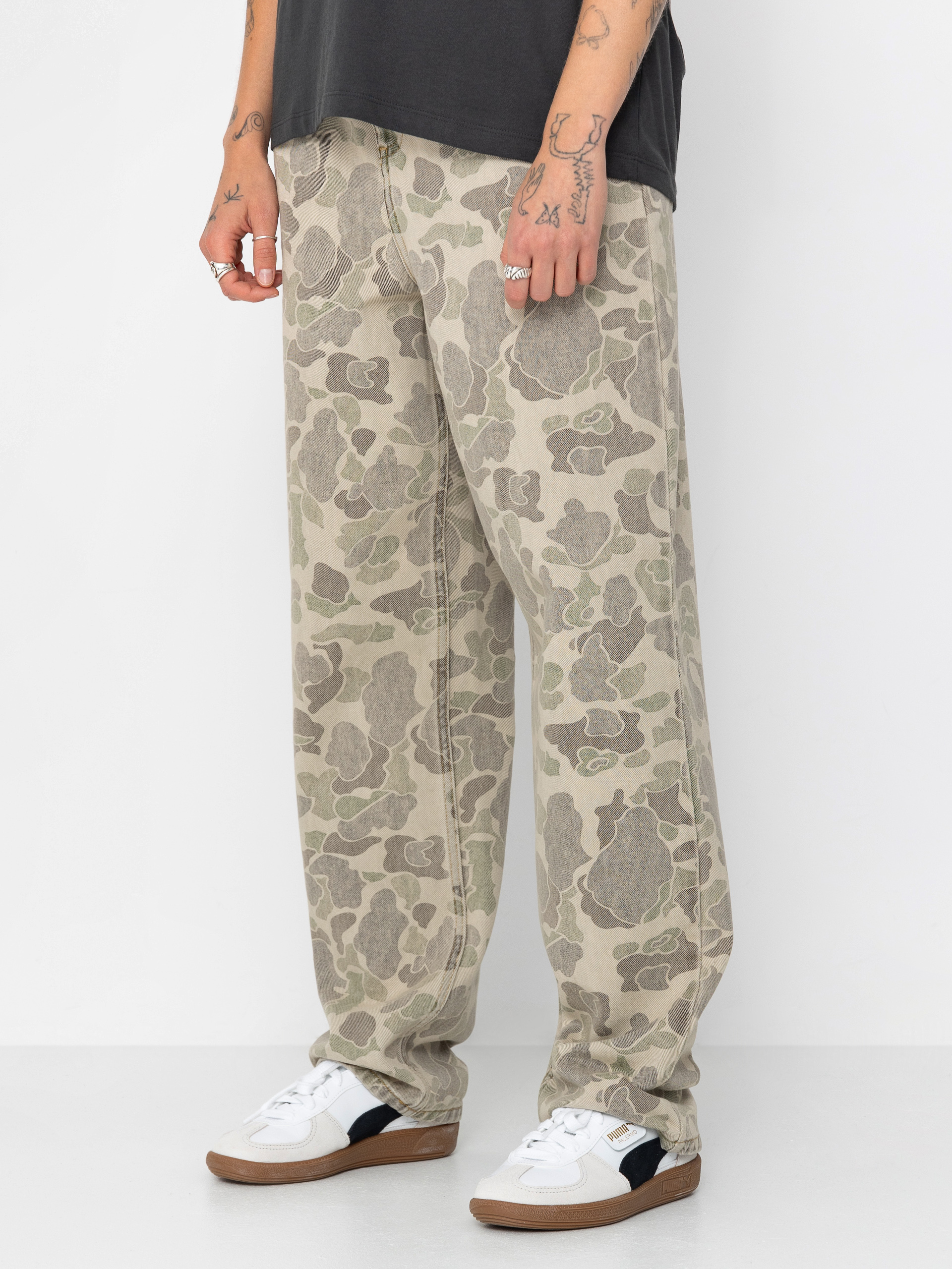 Kisnadrág Carhartt WIP Duck Orell Wmn (camo duck/black)