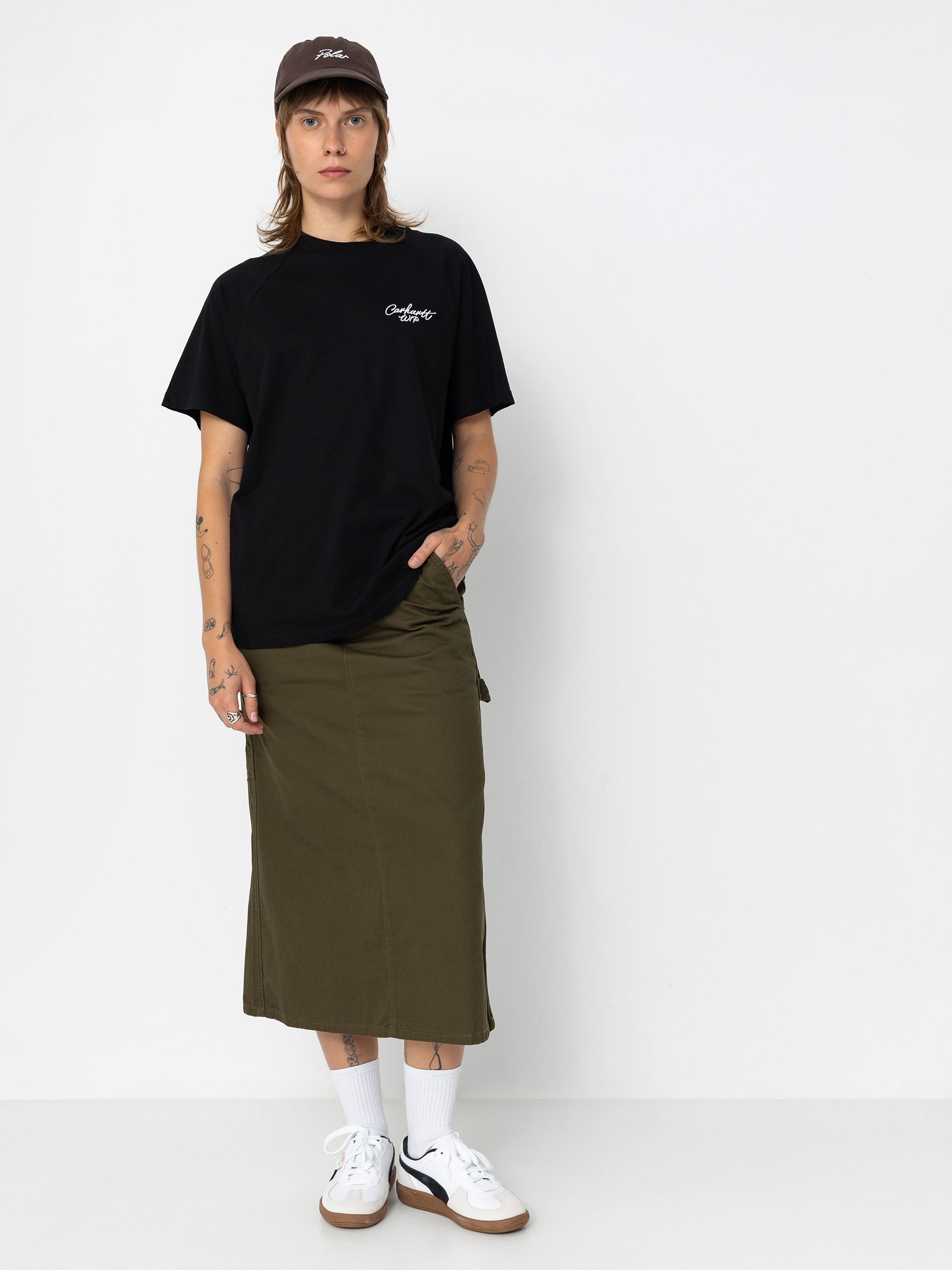 Pu00f3lu00f3 Carhartt WIP Signature Wmn (black/white)