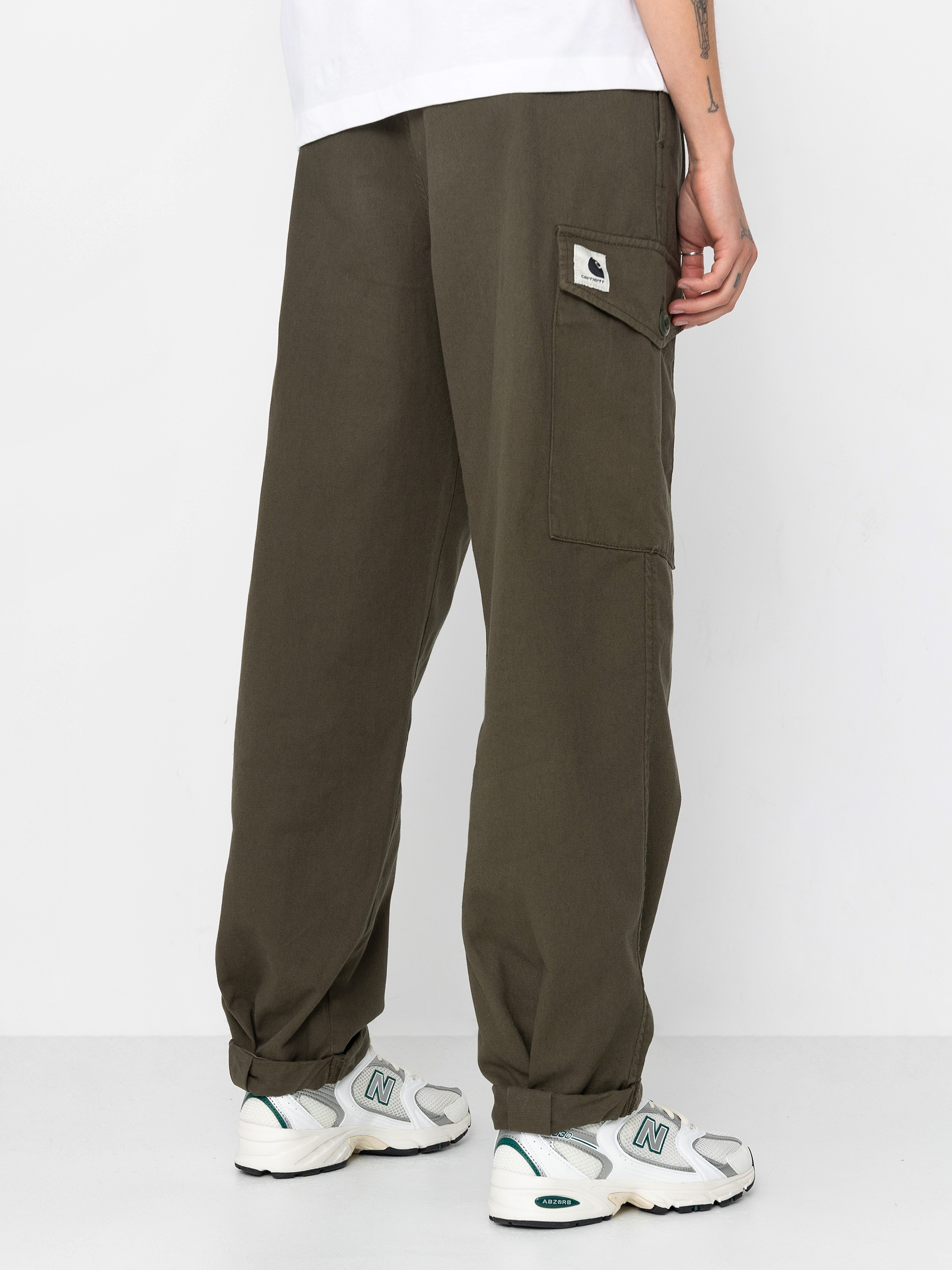 Carhartt WIP Collins Wmn Kisnadrág (office green)
