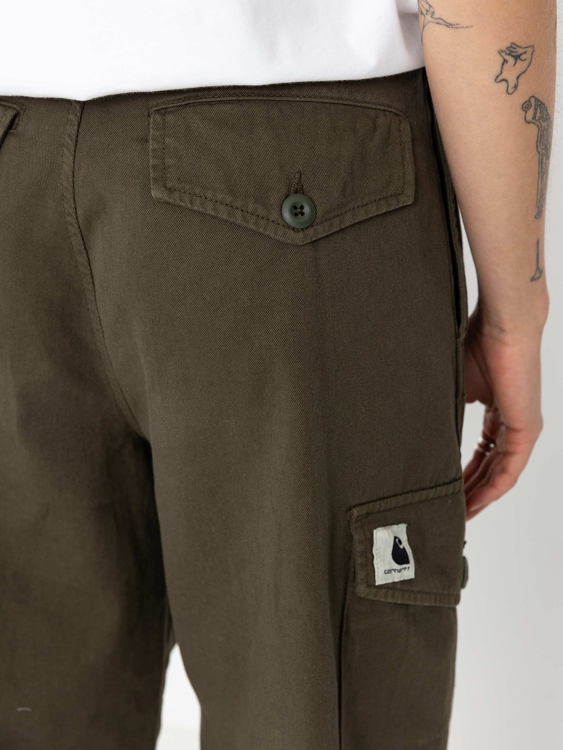Carhartt WIP Collins Wmn Kisnadrág (office green)