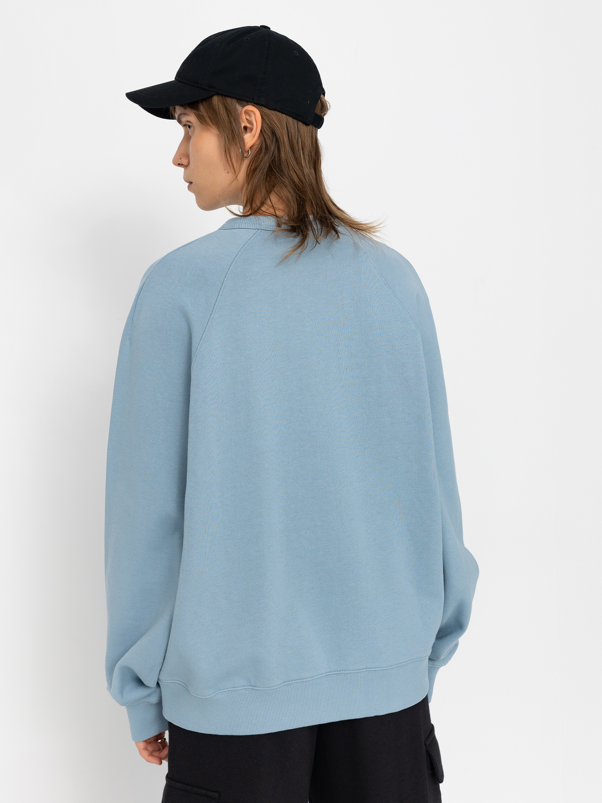 Carhartt WIP Signature Wmn Pulóver (dusty ice/white)