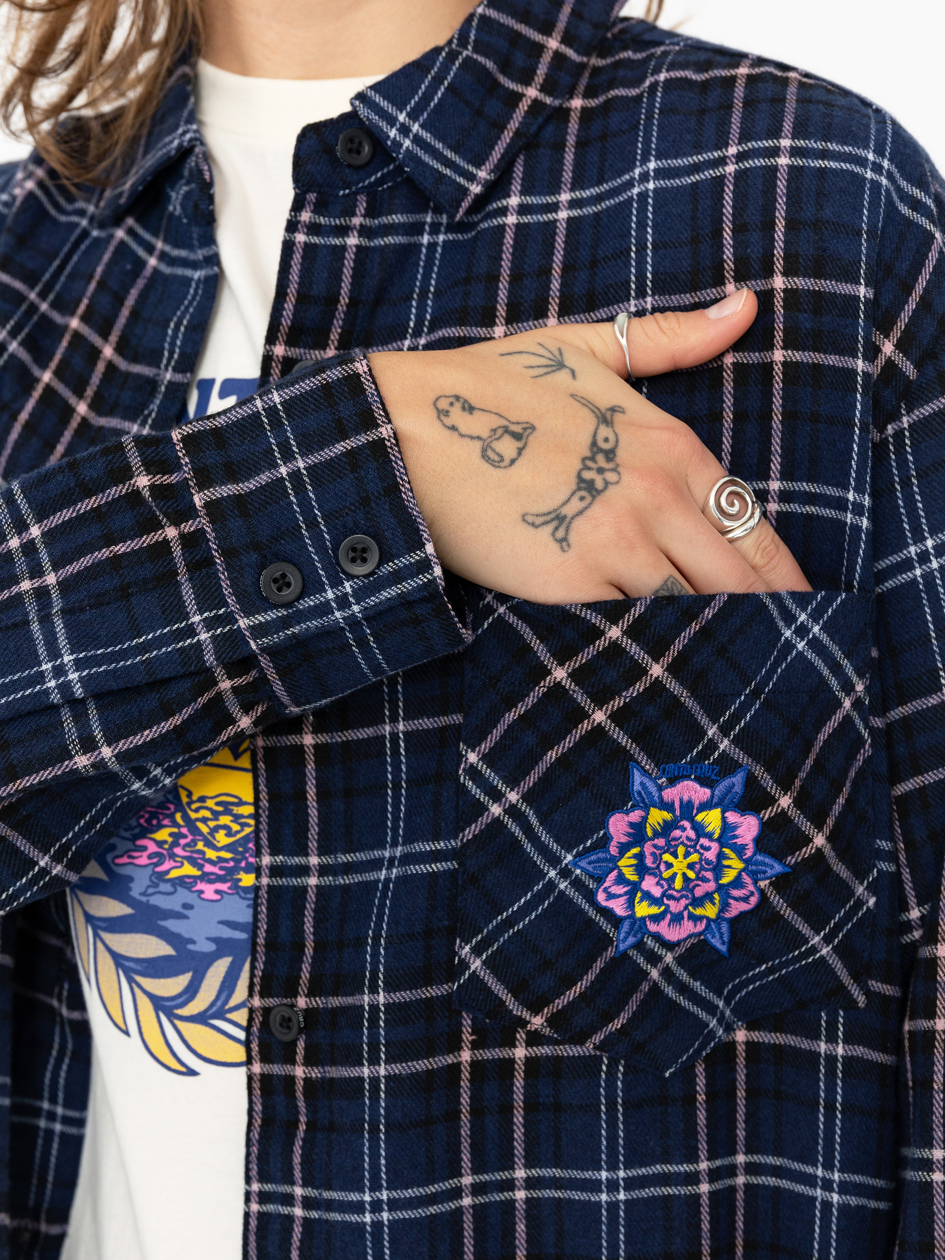 Santa Cruz Portland Wmn Szoknya (blue check)