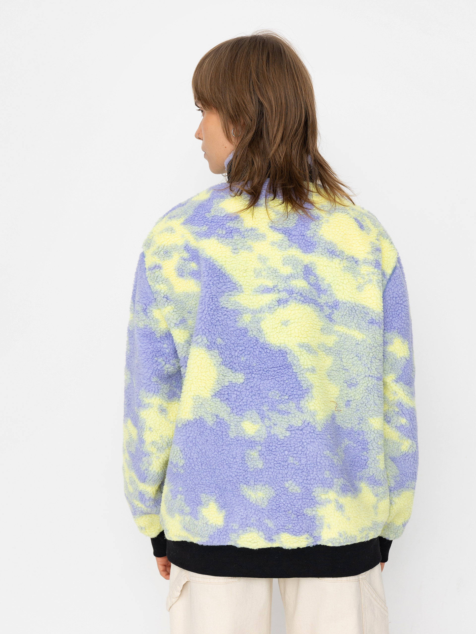 Santa Cruz Astra Sherpa Fleece Wmn Dzseki (purple/yellow tie dye)