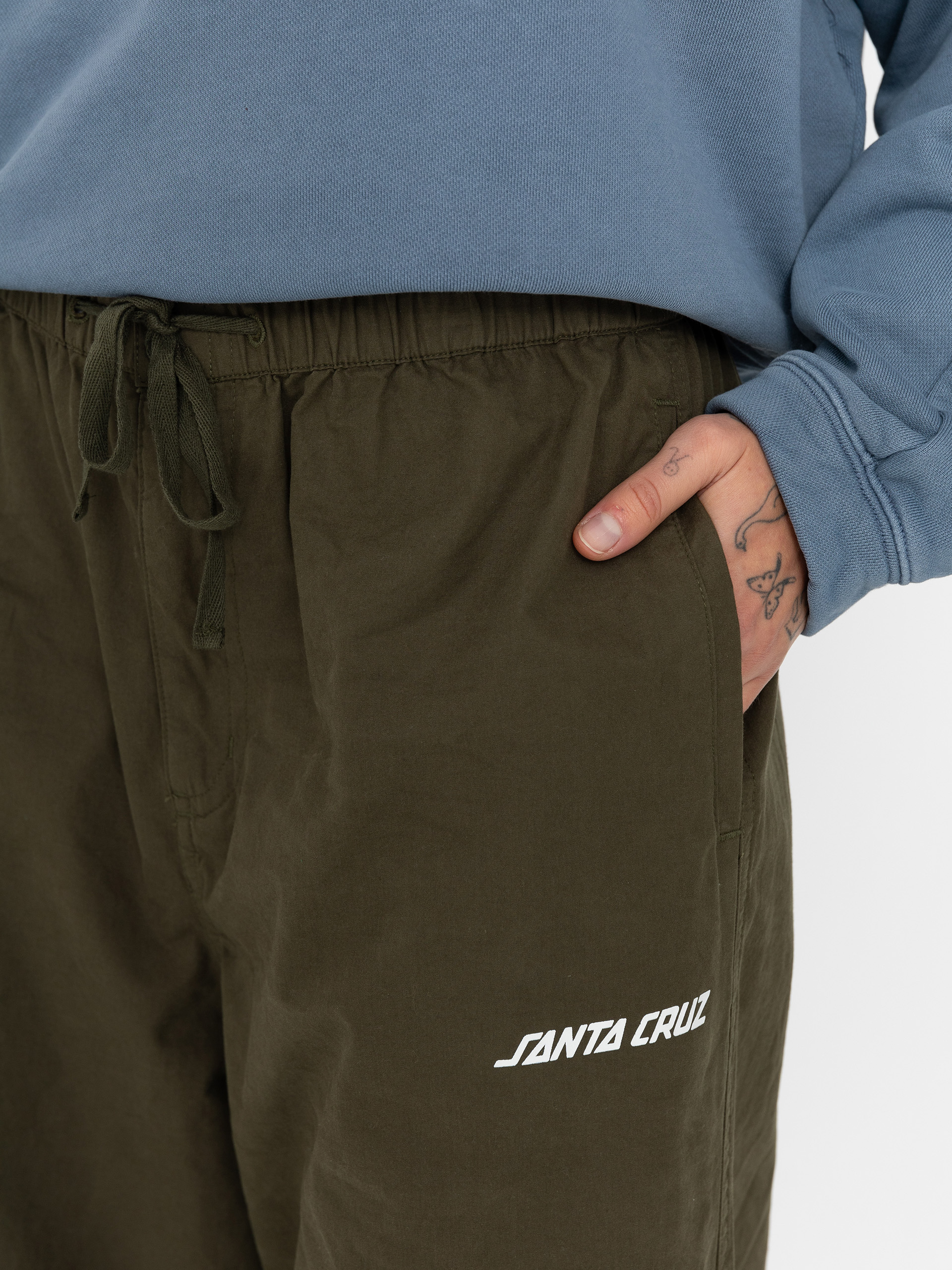 Santa Cruz Strip Parachute Wmn Kisnadrág (khaki)