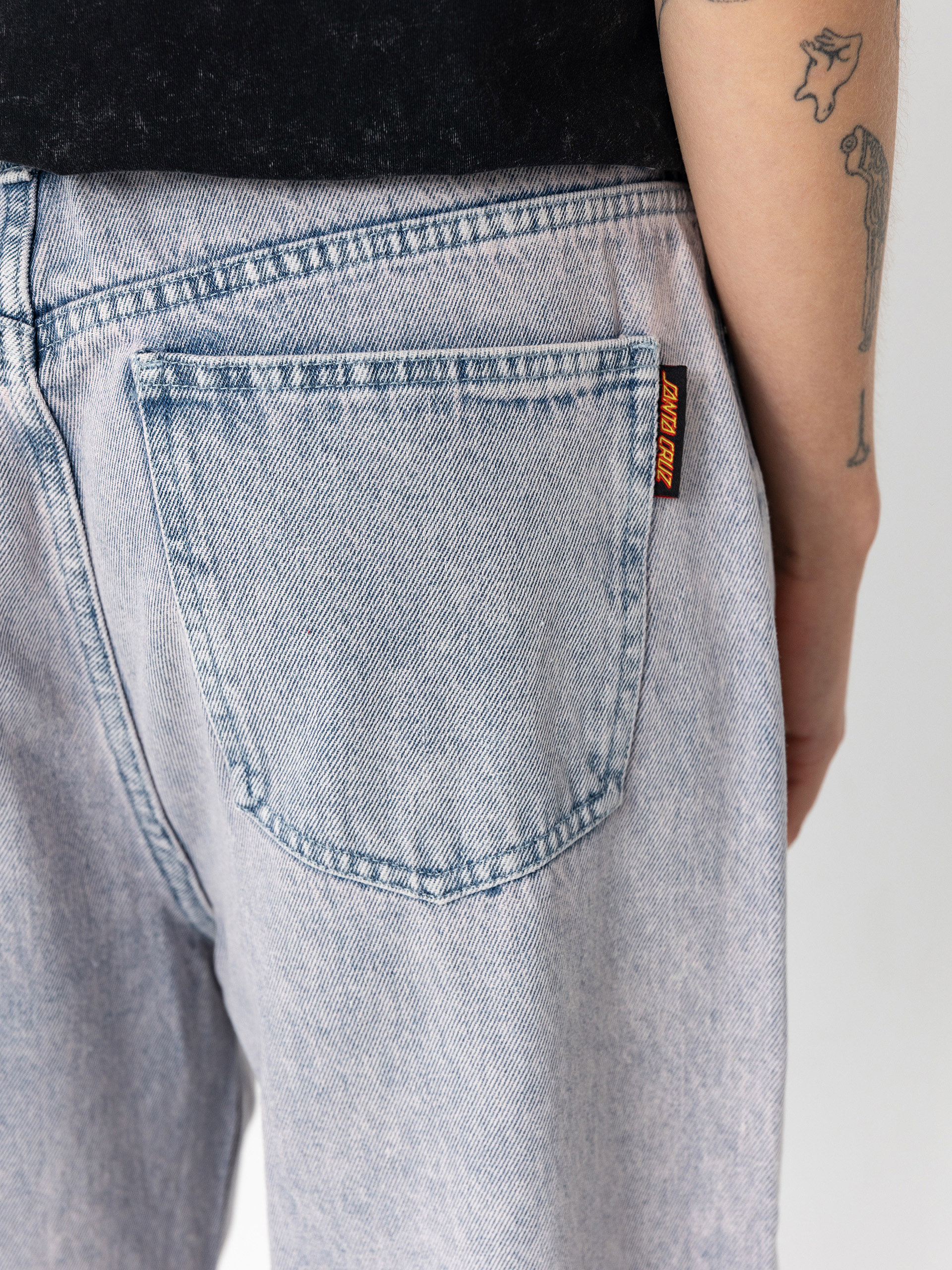 Santa Cruz Classic Baggy Jeans Wmn Kisnadrág (rose quartz tint)