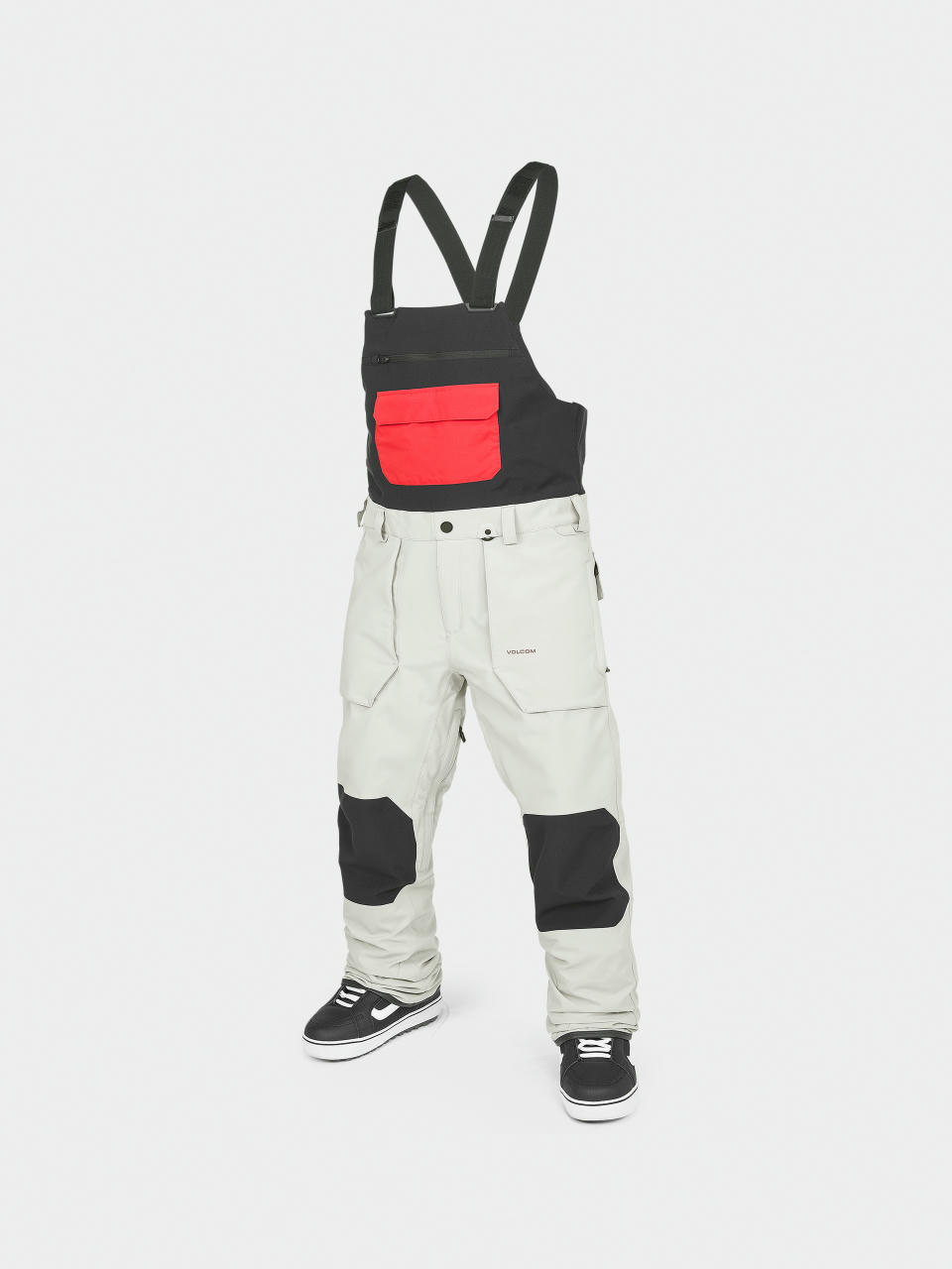 Snowboard nadrág Volcom Roan Bib Overall (stone)