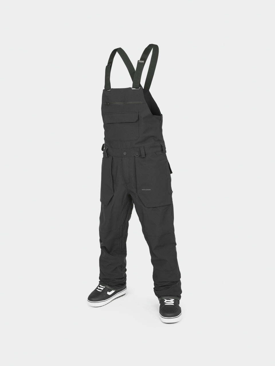 Férfi Snowboard nadrág Volcom Roan Bib Overall (black)