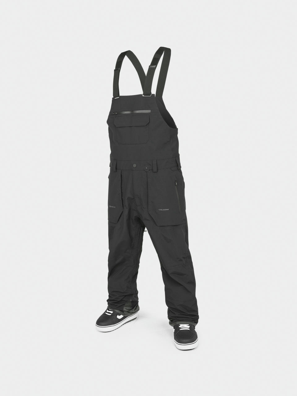 Férfi Snowboard nadrág Volcom Rain Gore Tex Bib Overall (black)