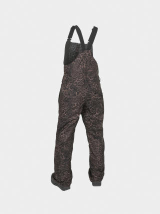 Snowboard nadrág Volcom Swift Bib Overall Wmn (leopard)