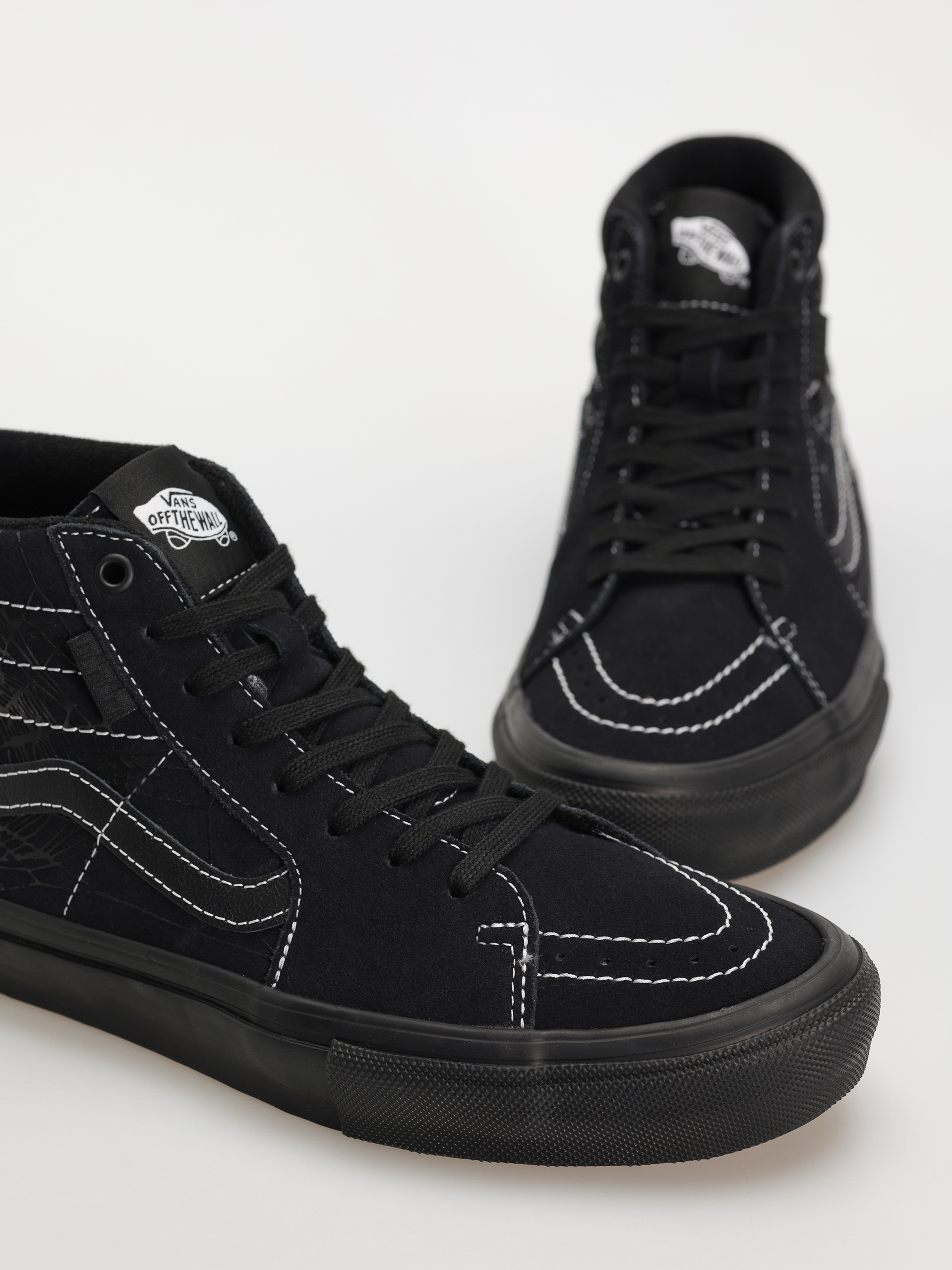 Vans Skate Sk8 Hi Cipők (web dark grey/black)