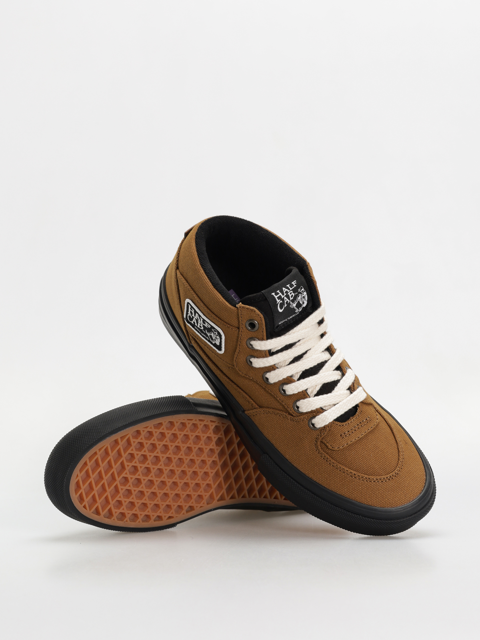 Vans Skate Half Cab Cipők (duck canvas golden brown/black)