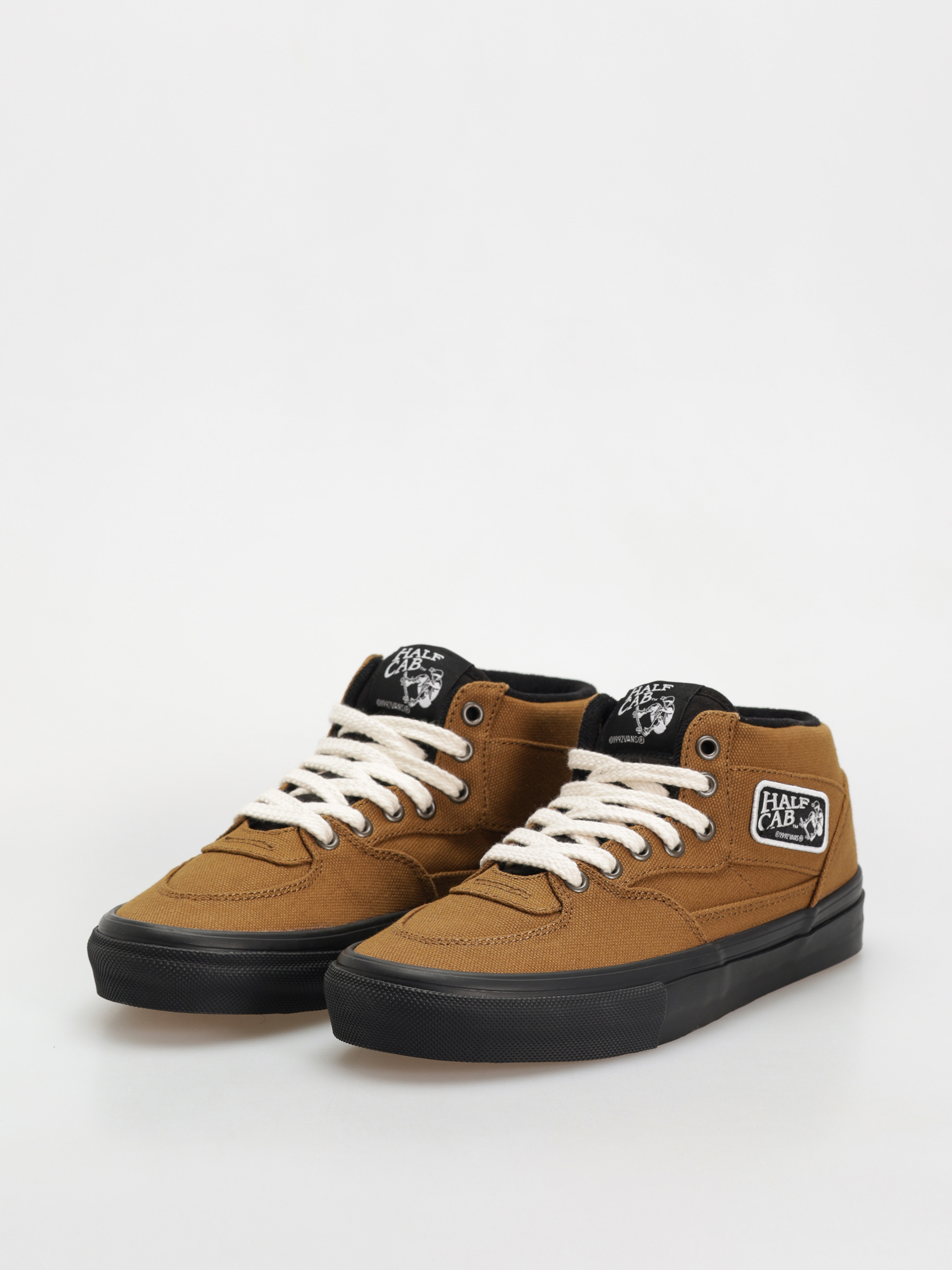 Vans Skate Half Cab Cipők (duck canvas golden brown/black)