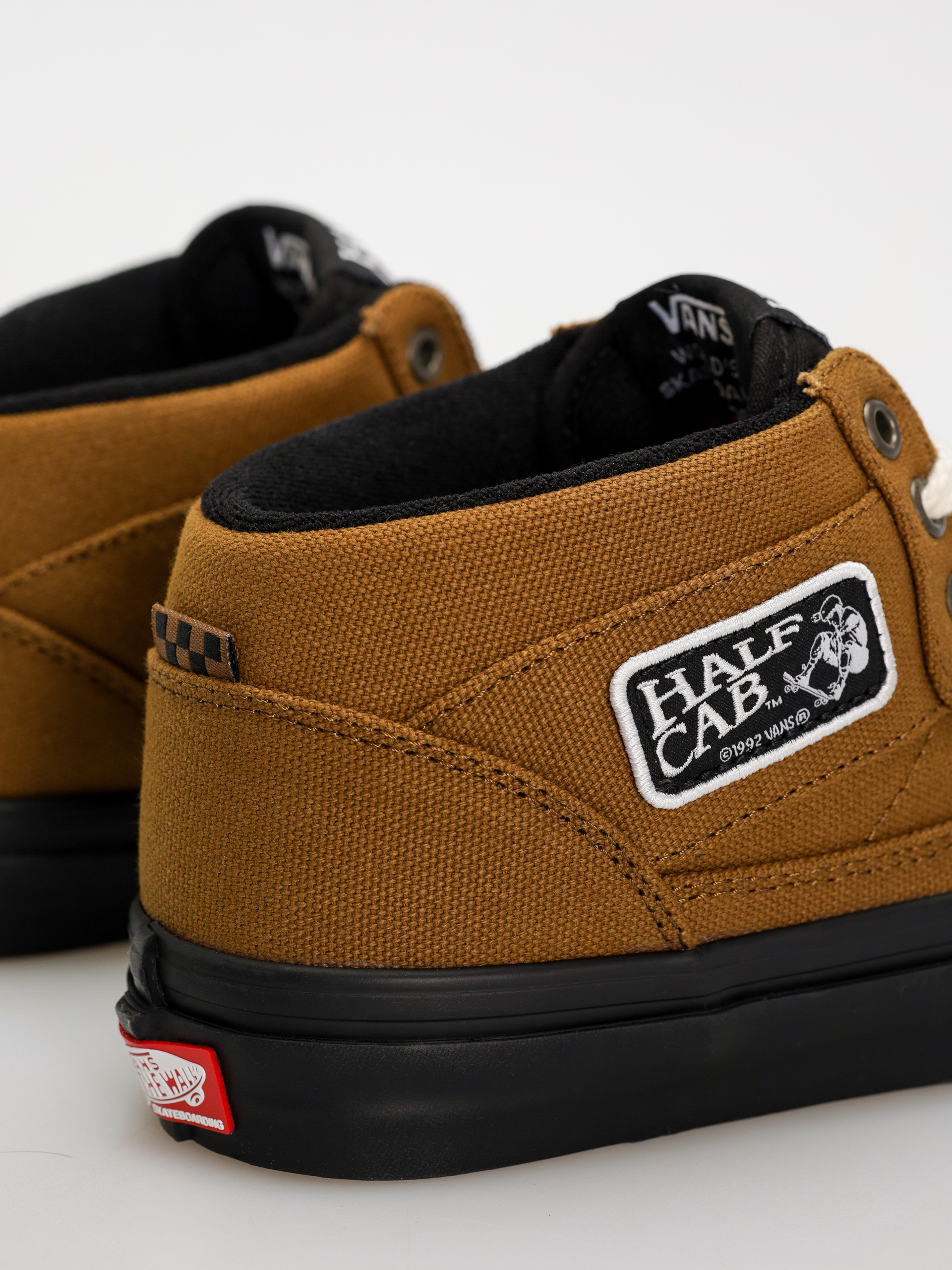Vans Skate Half Cab Cipők (duck canvas golden brown/black)