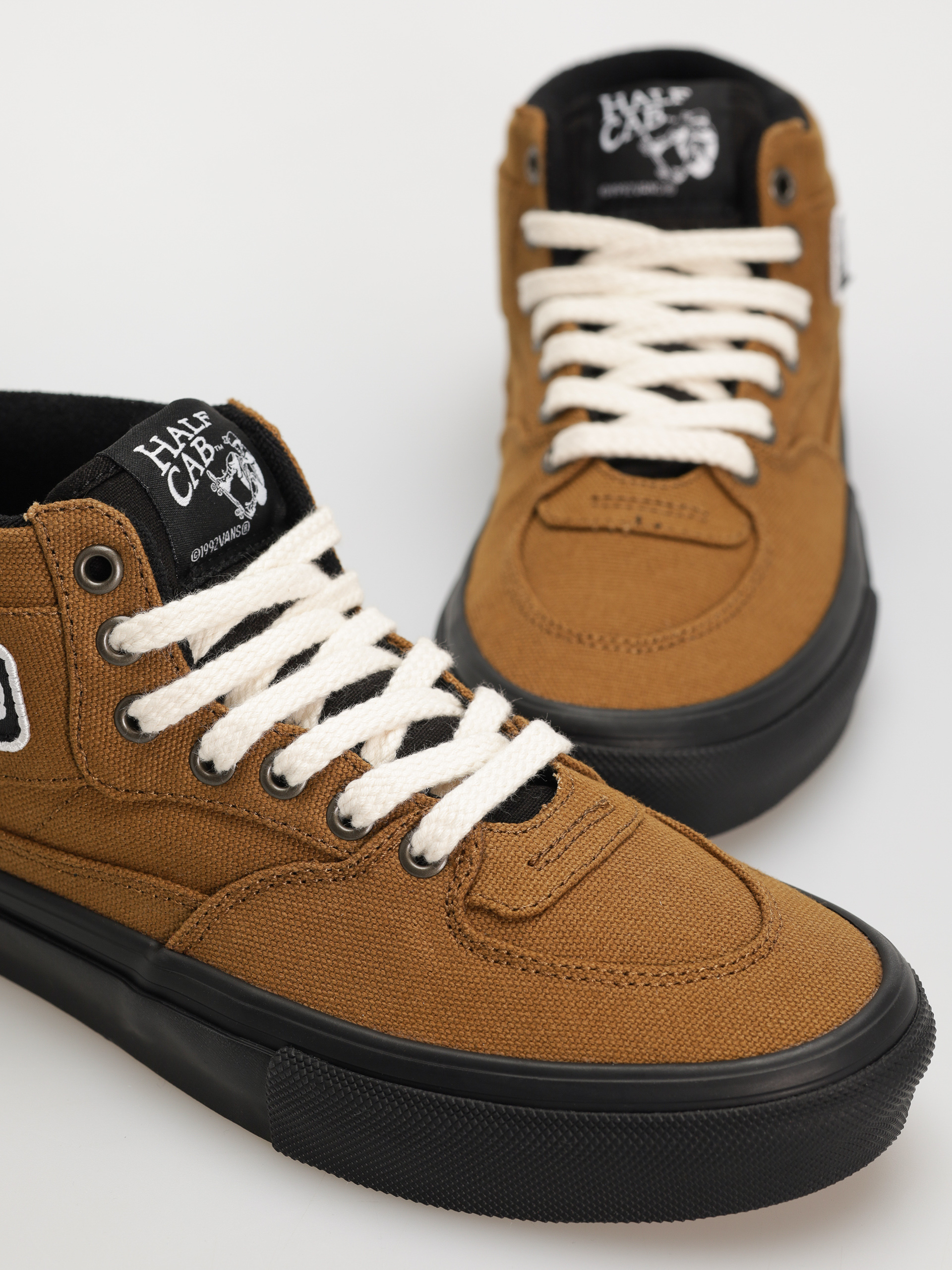 Vans Skate Half Cab Cipők (duck canvas golden brown/black)