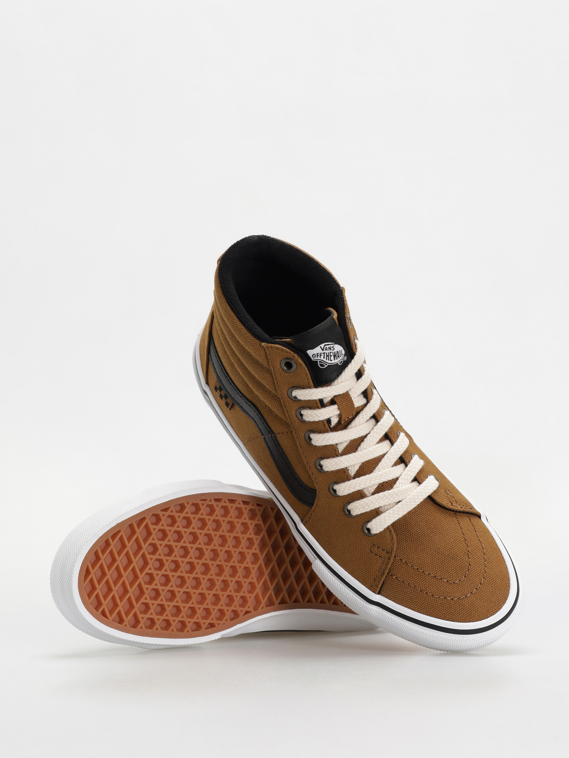 Vans Skate Sk8 Hi Cipők (duck canvas golden brown)