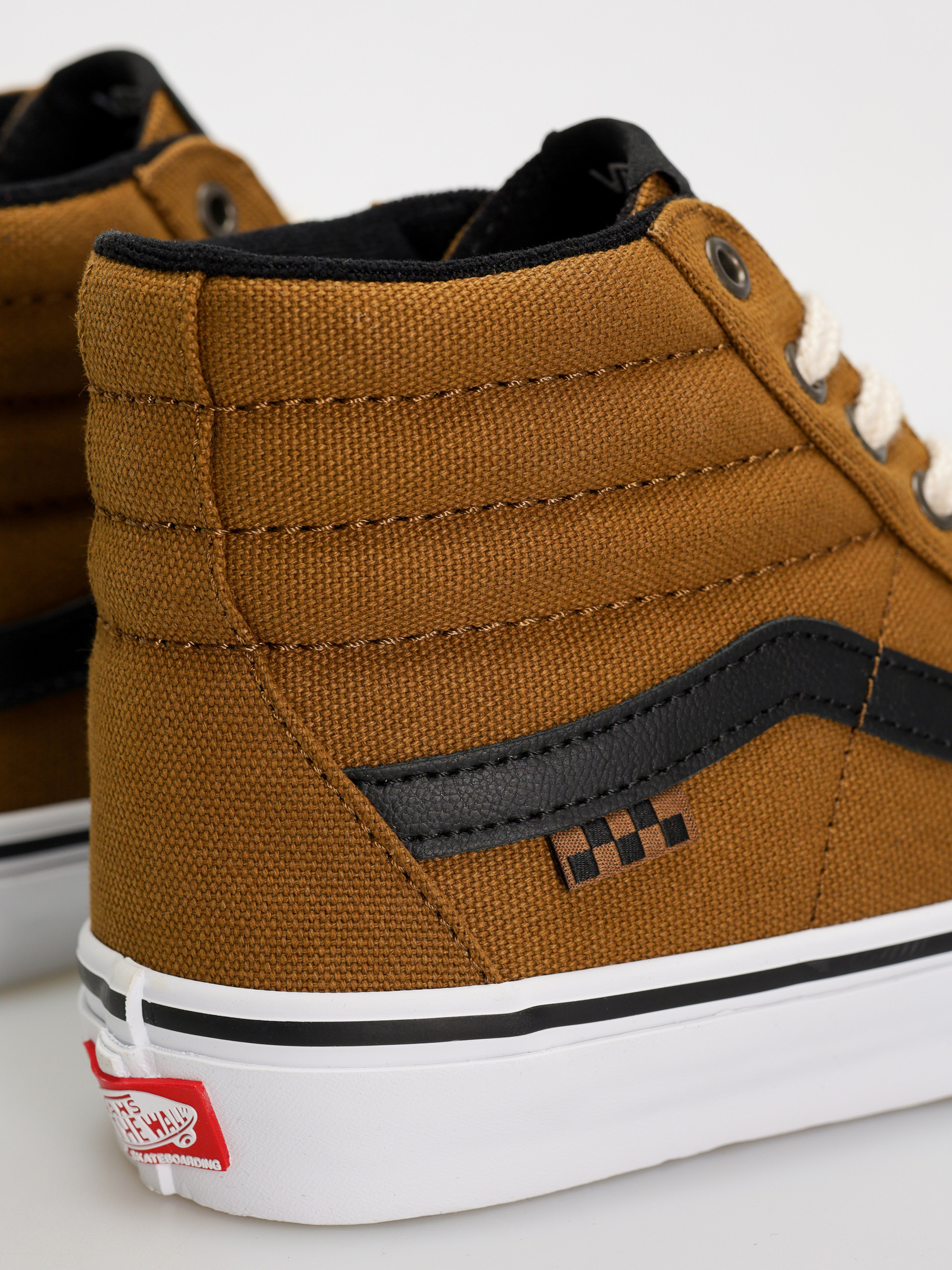 Vans Skate Sk8 Hi Cipők (duck canvas golden brown)