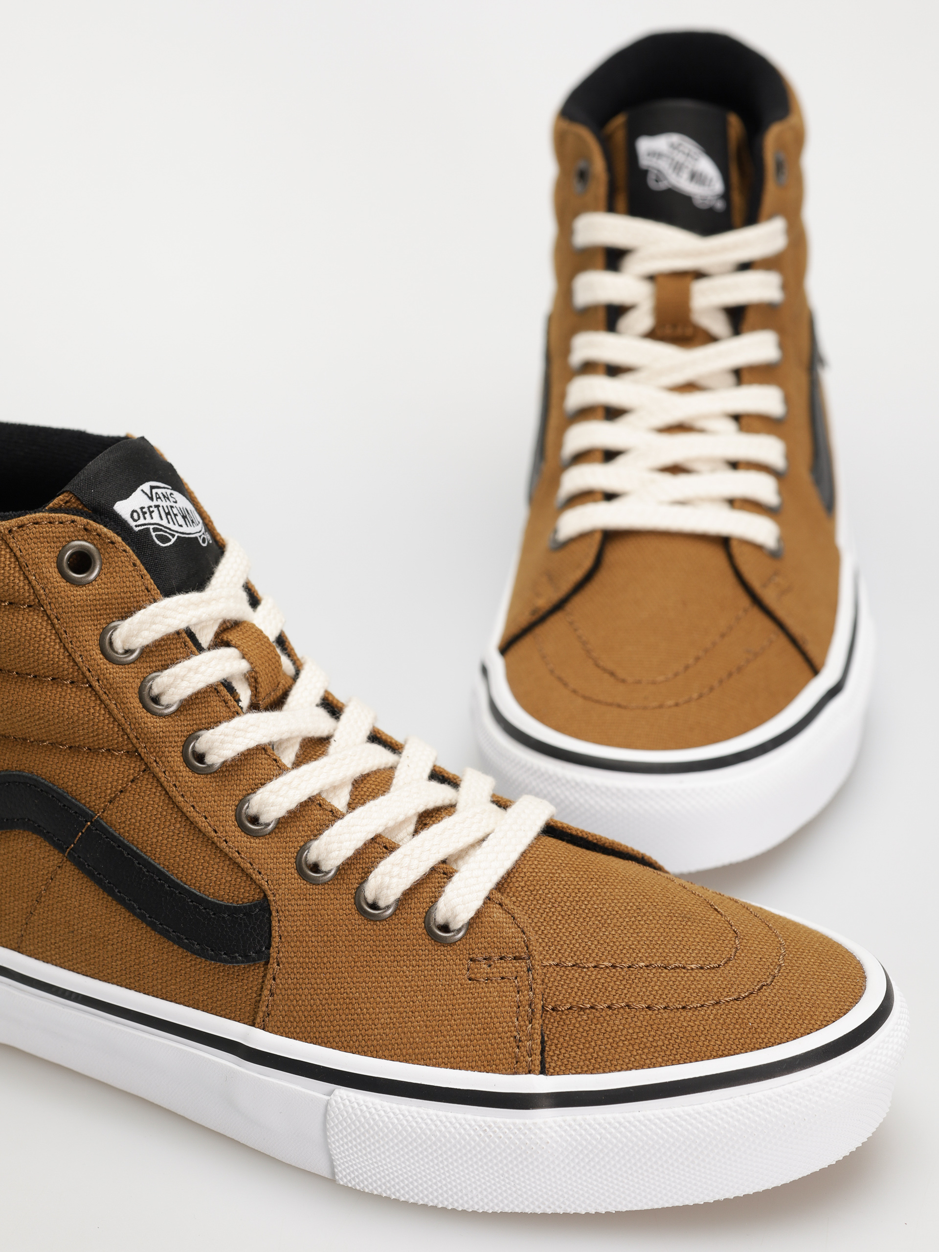 Vans Skate Sk8 Hi Cipők (duck canvas golden brown)