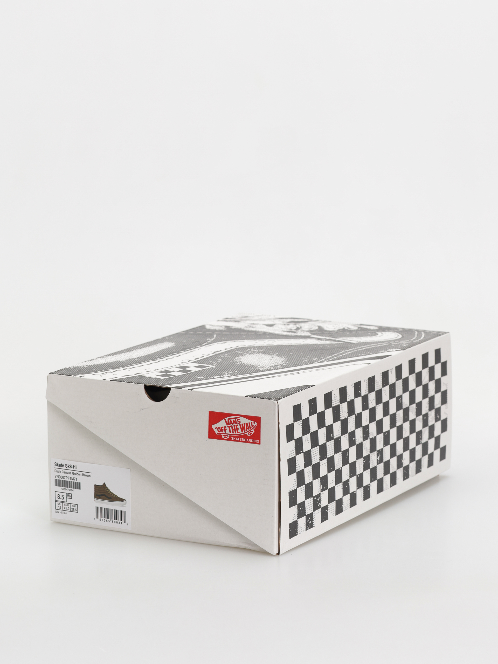 Vans Skate Sk8 Hi Cipők (duck canvas golden brown)