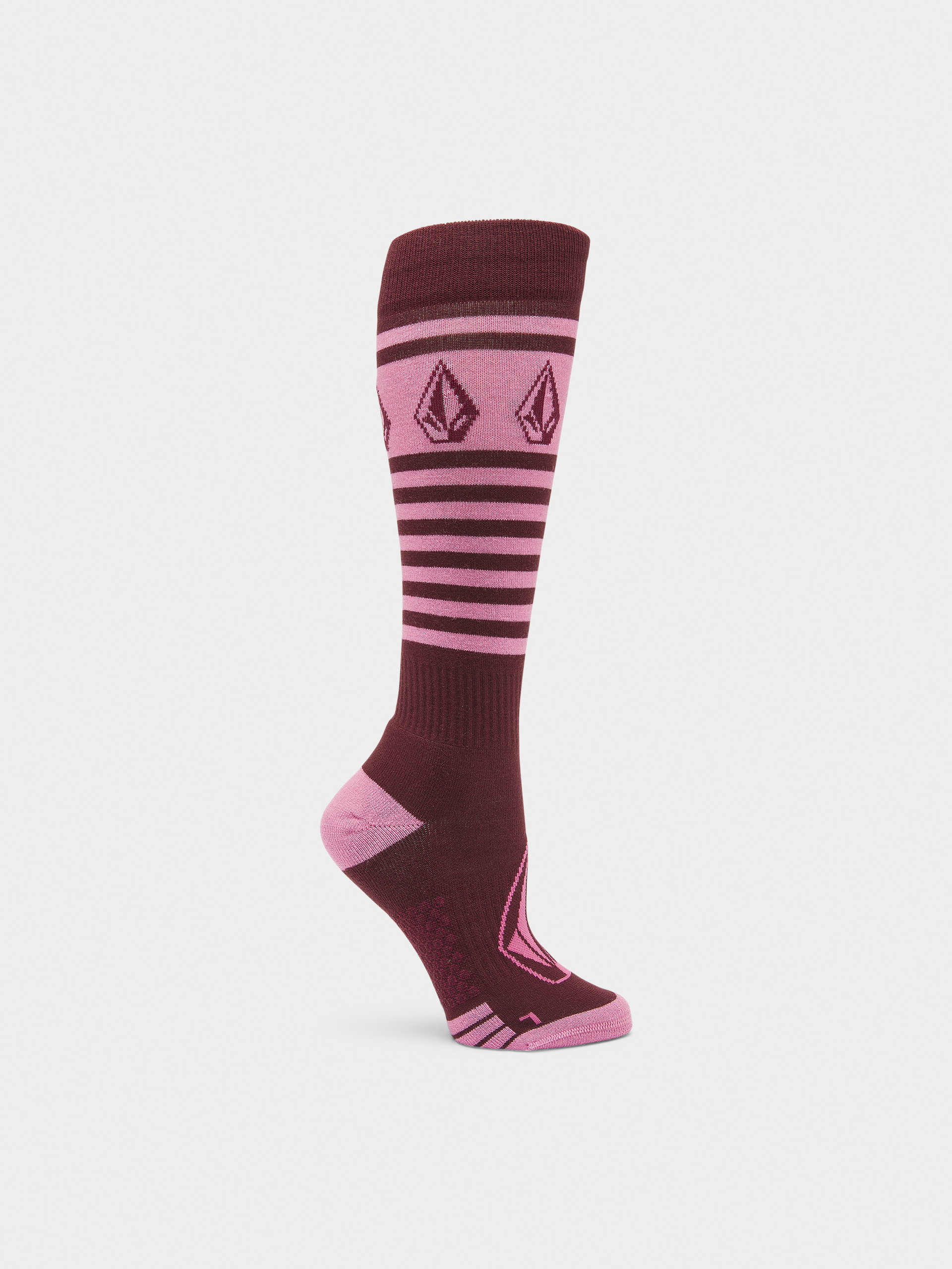 Zokni Volcom Striker Wool Blend Otc Wmn (burgundy)