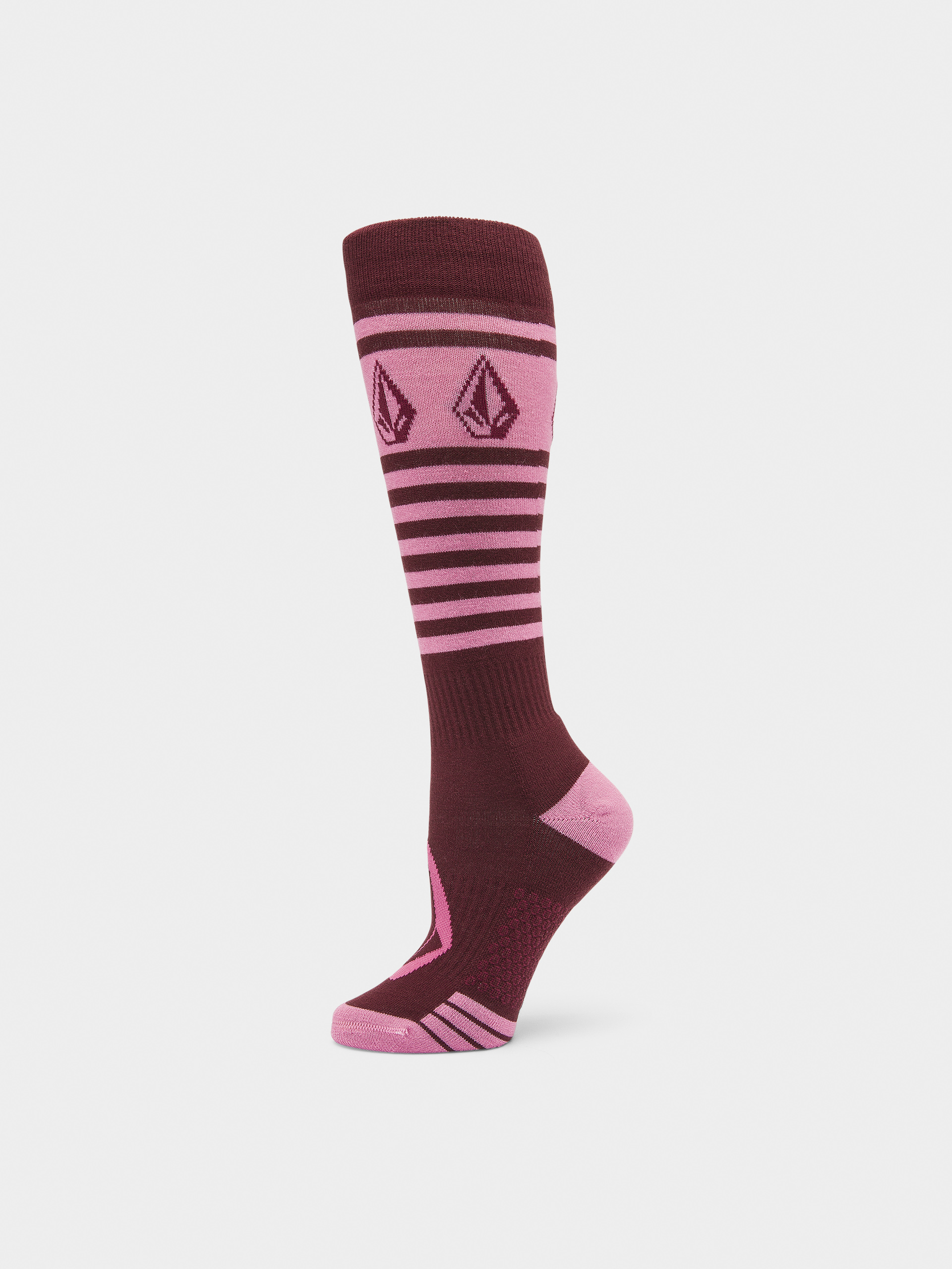 Zokni Volcom Striker Wool Blend Otc Wmn (burgundy)