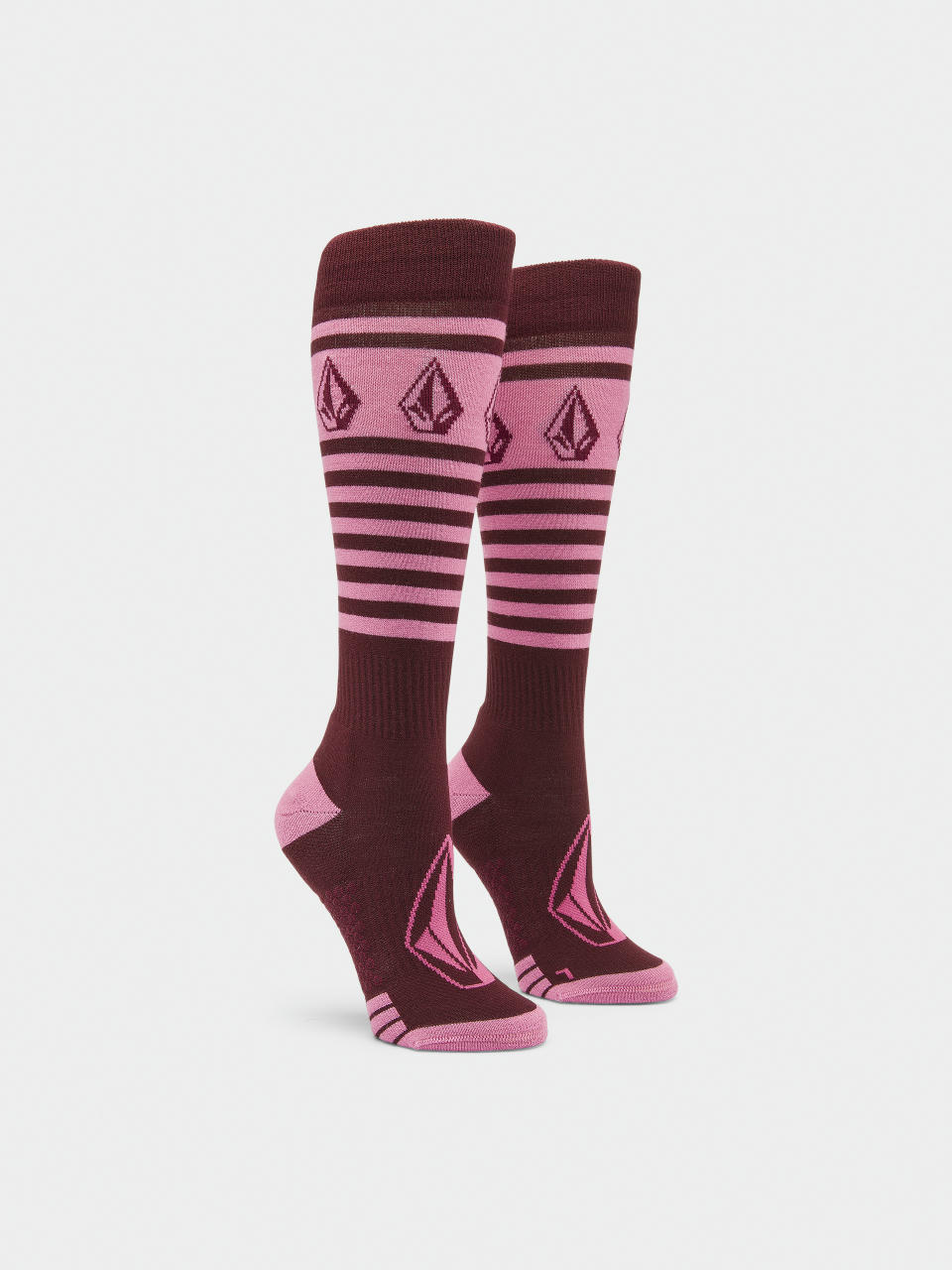 Zokni Volcom Striker Wool Blend Otc Wmn (burgundy)