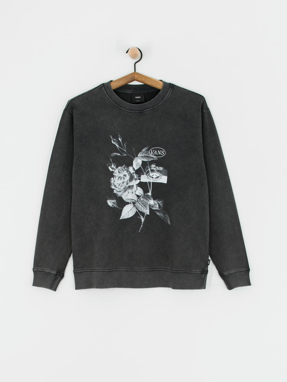 Vans Damask Bff Crew Wmn Pulóver (black)