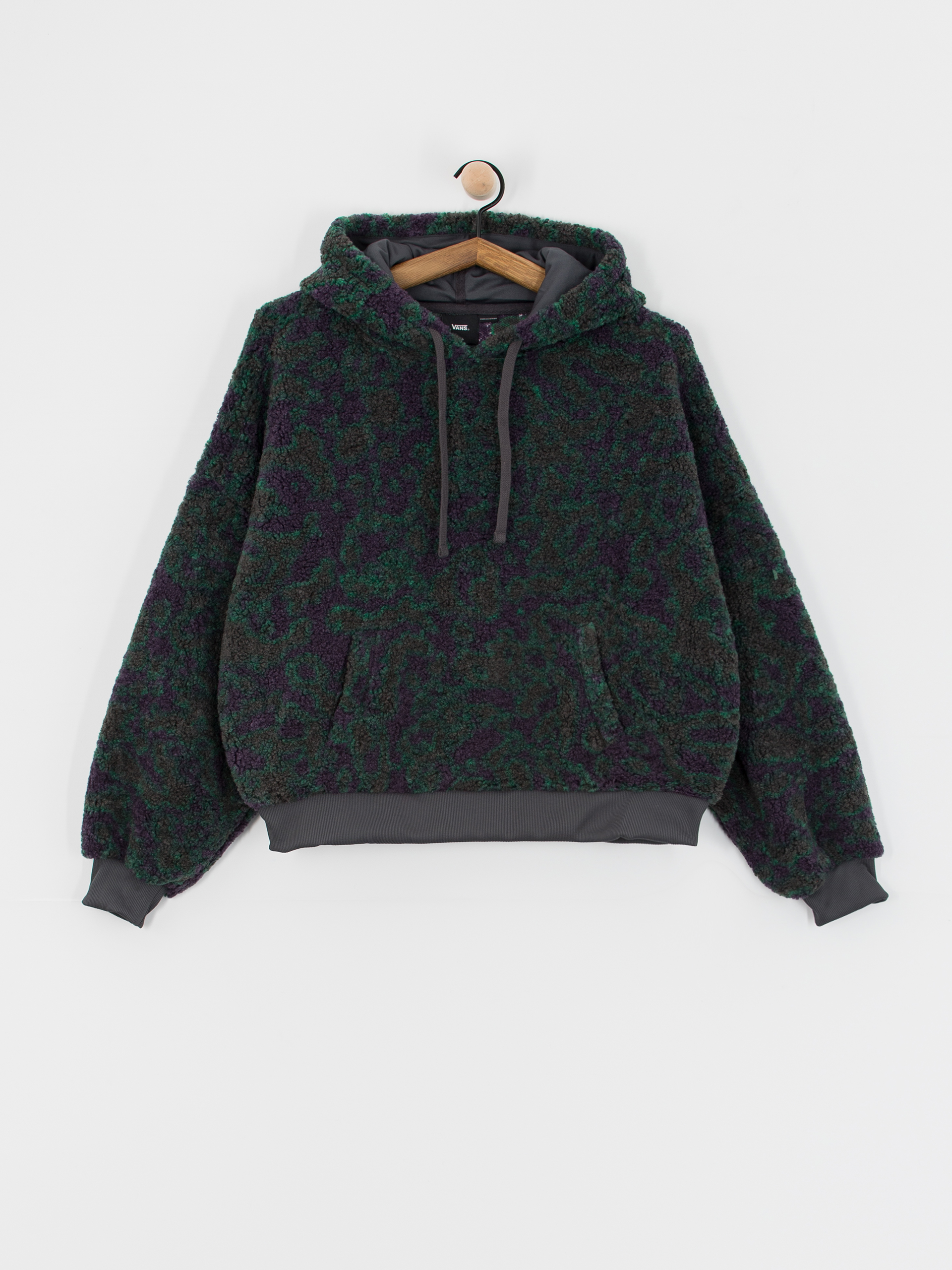 Vans Collett Boucle Loose HD Wmn Kapucnis pulóver (asphalt)