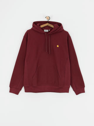 Carhartt WIP American Script HD Kapucnis pulóver (malbec)