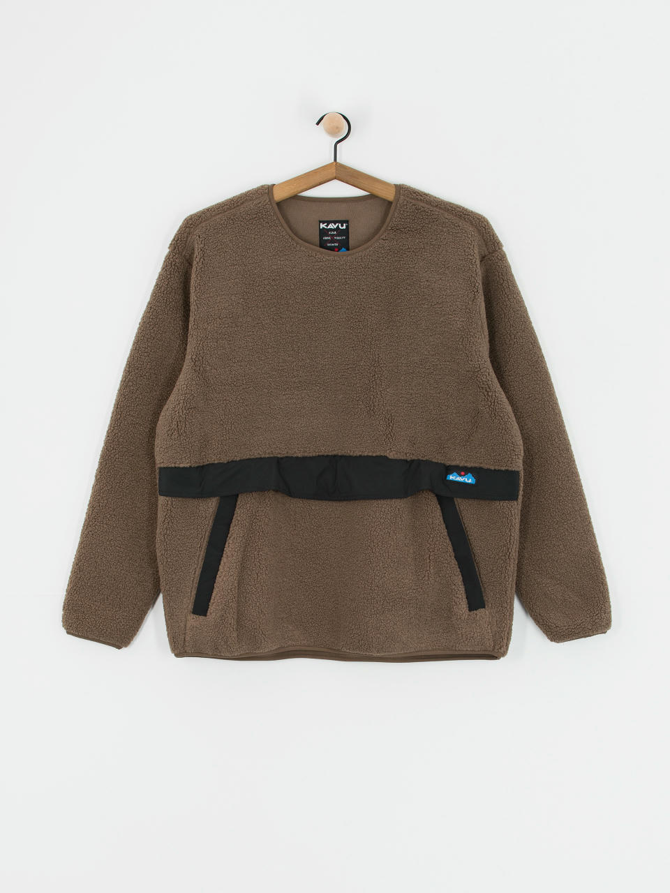 Férfi Polár pulóver Kavu Port Pullover (walnut)