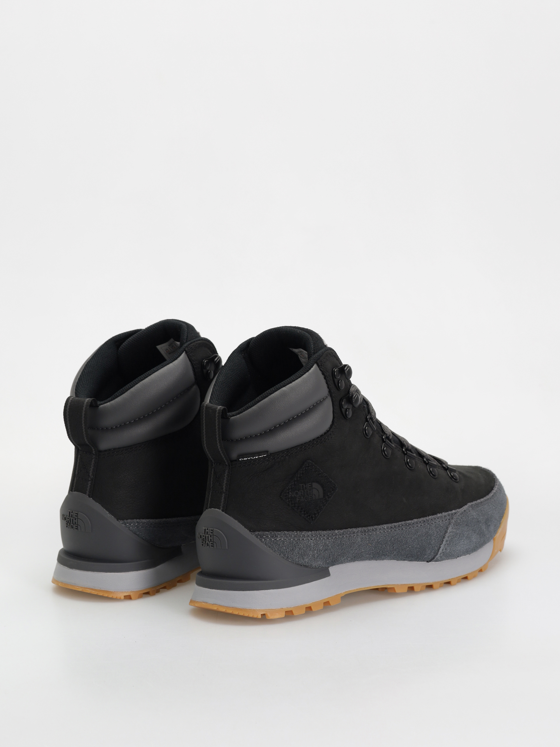 The North Face Back To Berkeley Iv Leather Wp Cipők (tnf black/asphalt grey)