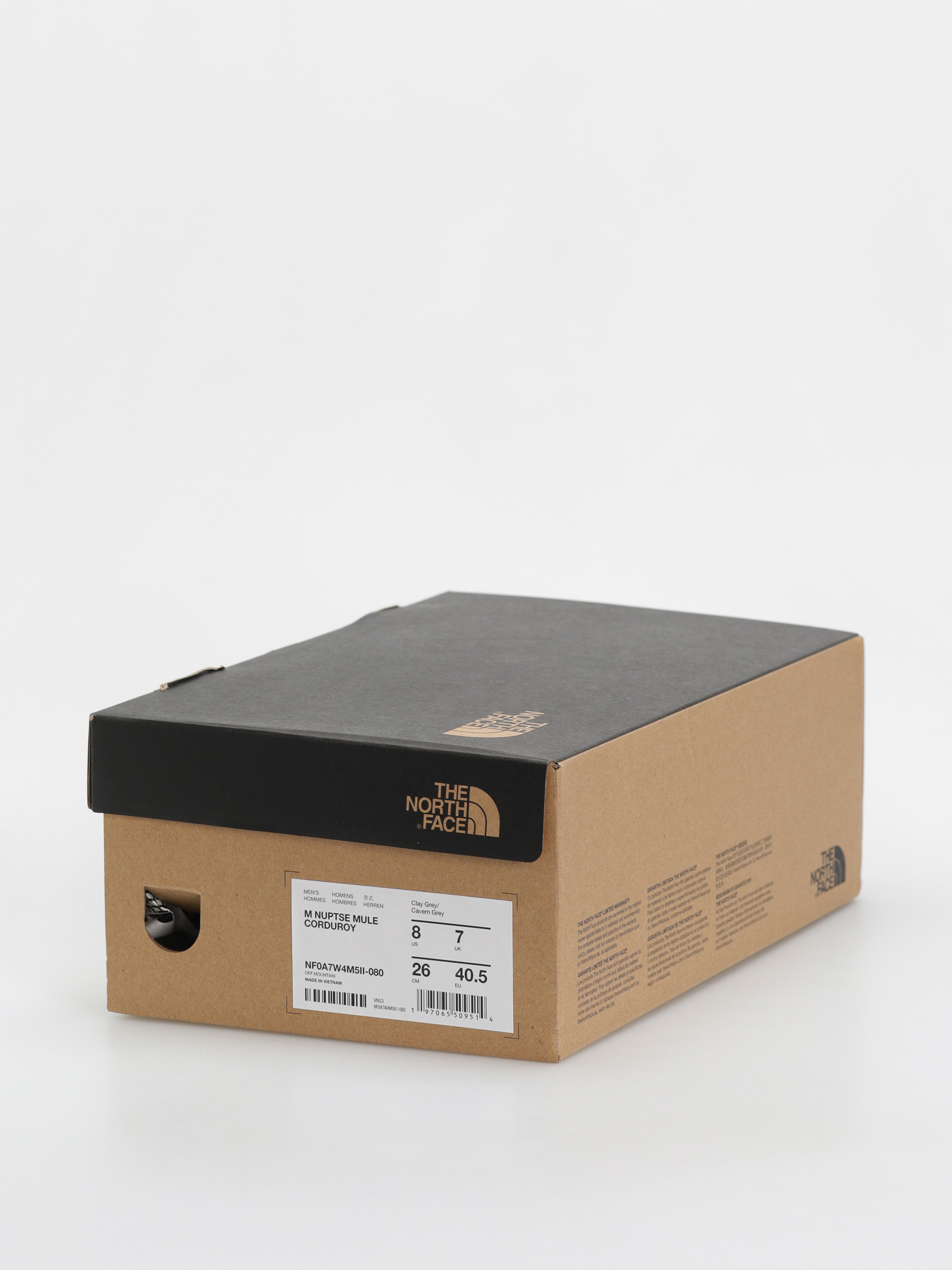 The North Face Nuptse Mule Corduroy Cipők (clay grey/cavern grey)