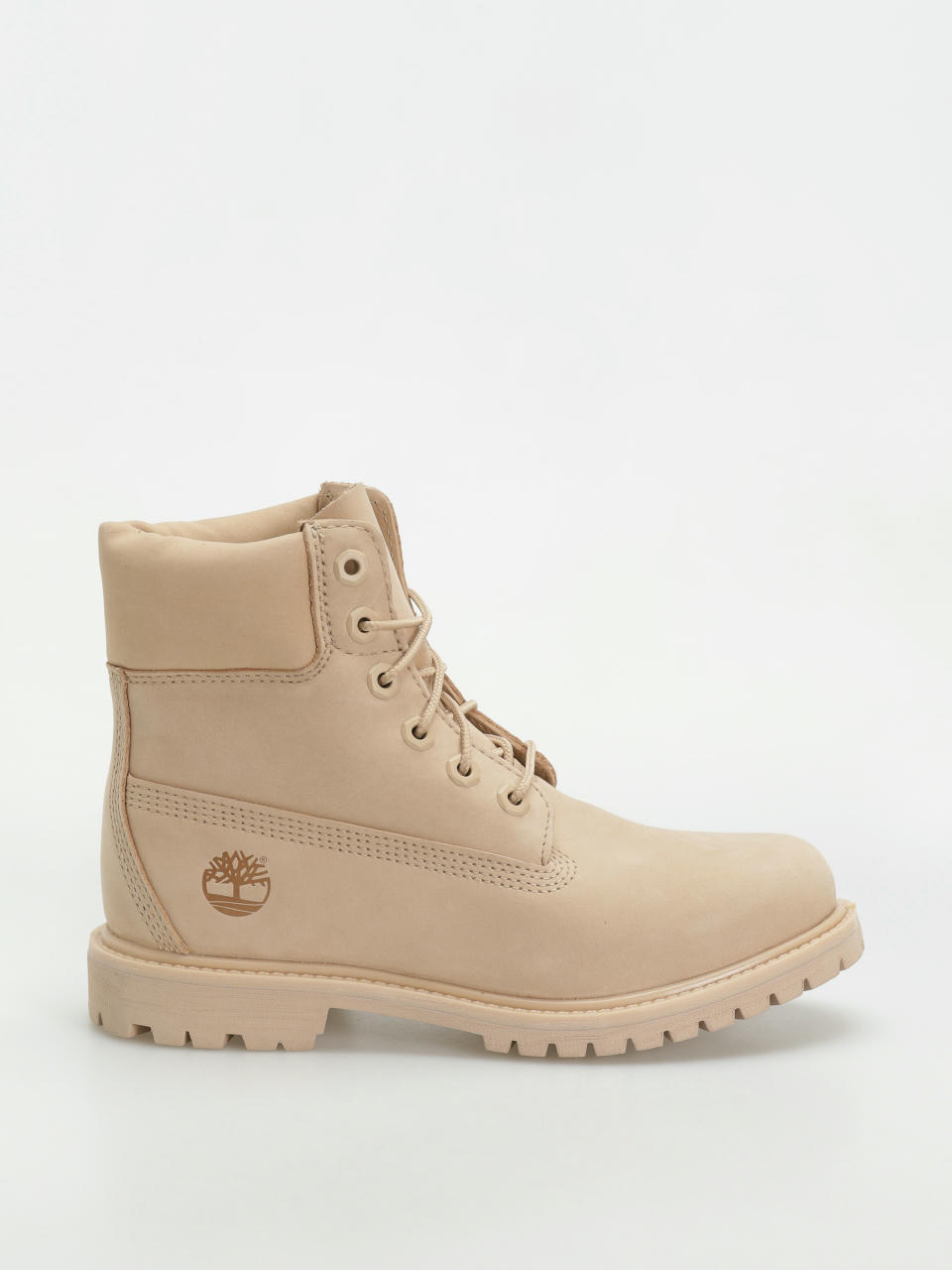 Timberland Premium 6 Inch Lace Up Waterproof Wmn Téli cipők (light beige nubuck)