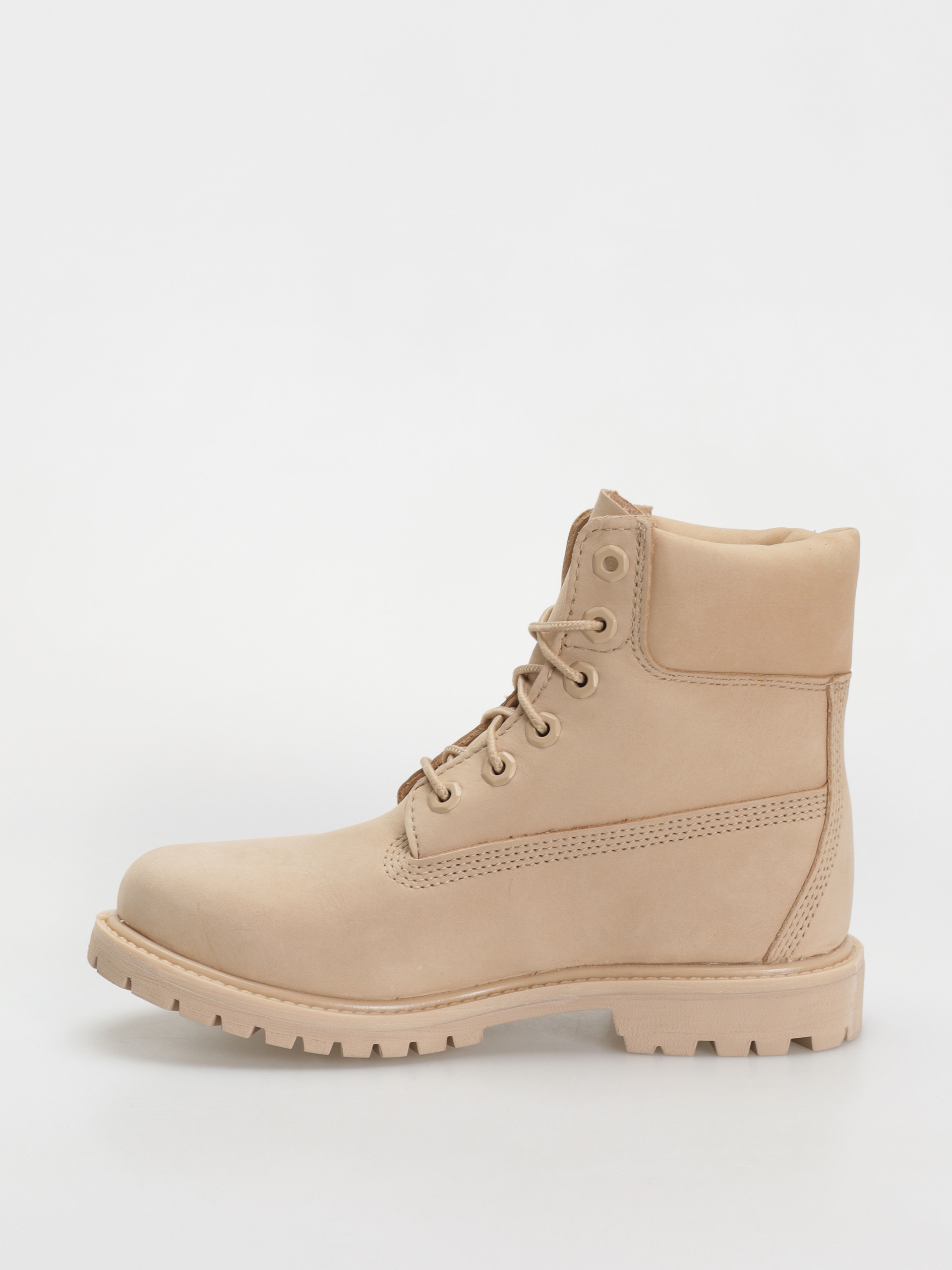 Timberland Premium 6 Inch Lace Up Waterproof Wmn Téli cipők (light beige nubuck)