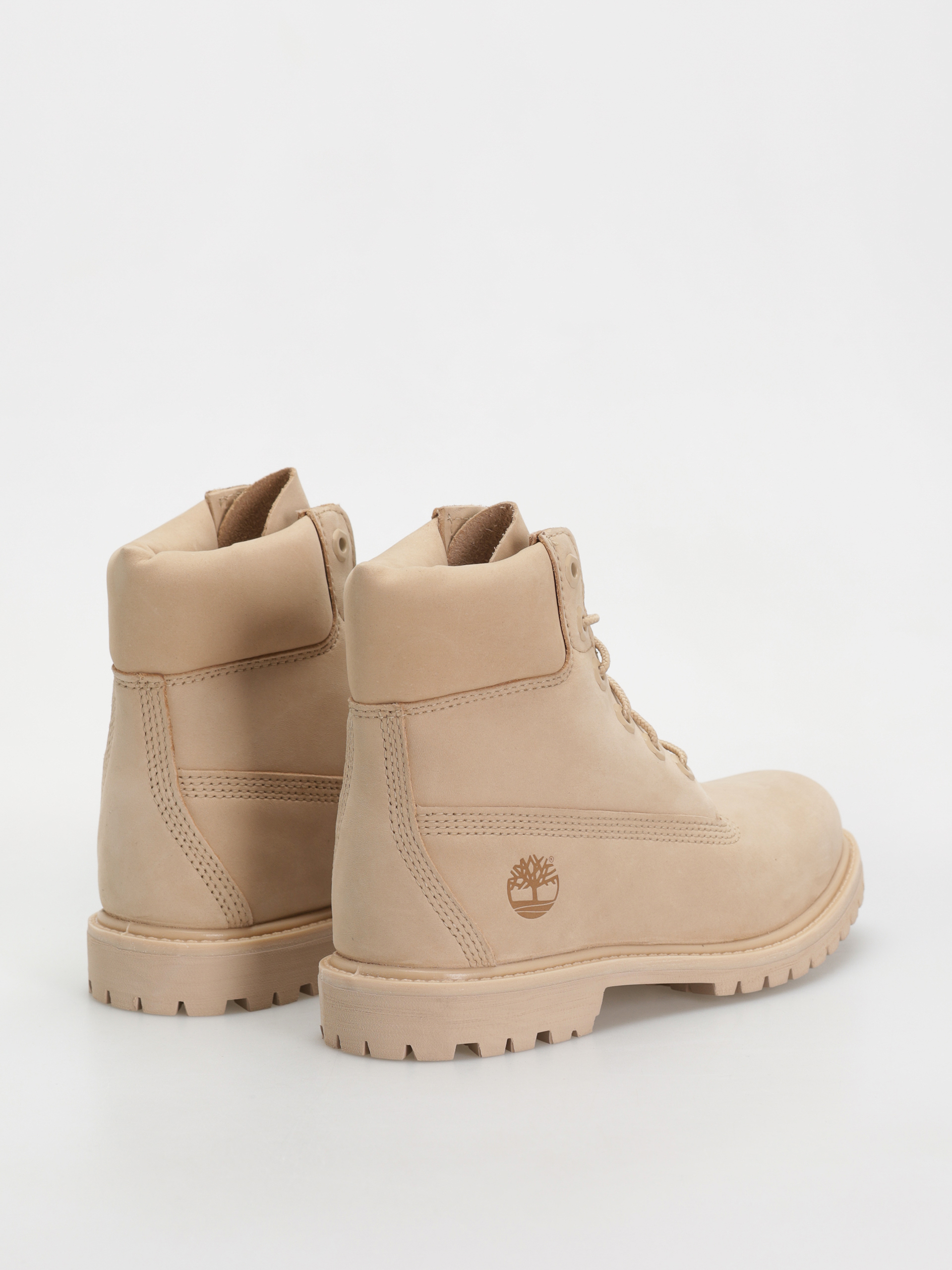 Timberland Premium 6 Inch Lace Up Waterproof Wmn Téli cipők (light beige nubuck)