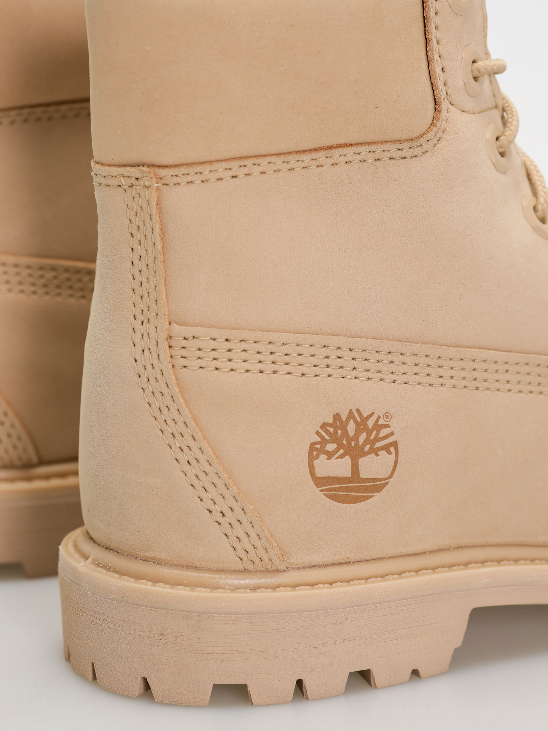 Timberland Premium 6 Inch Lace Up Waterproof Wmn Téli cipők (light beige nubuck)