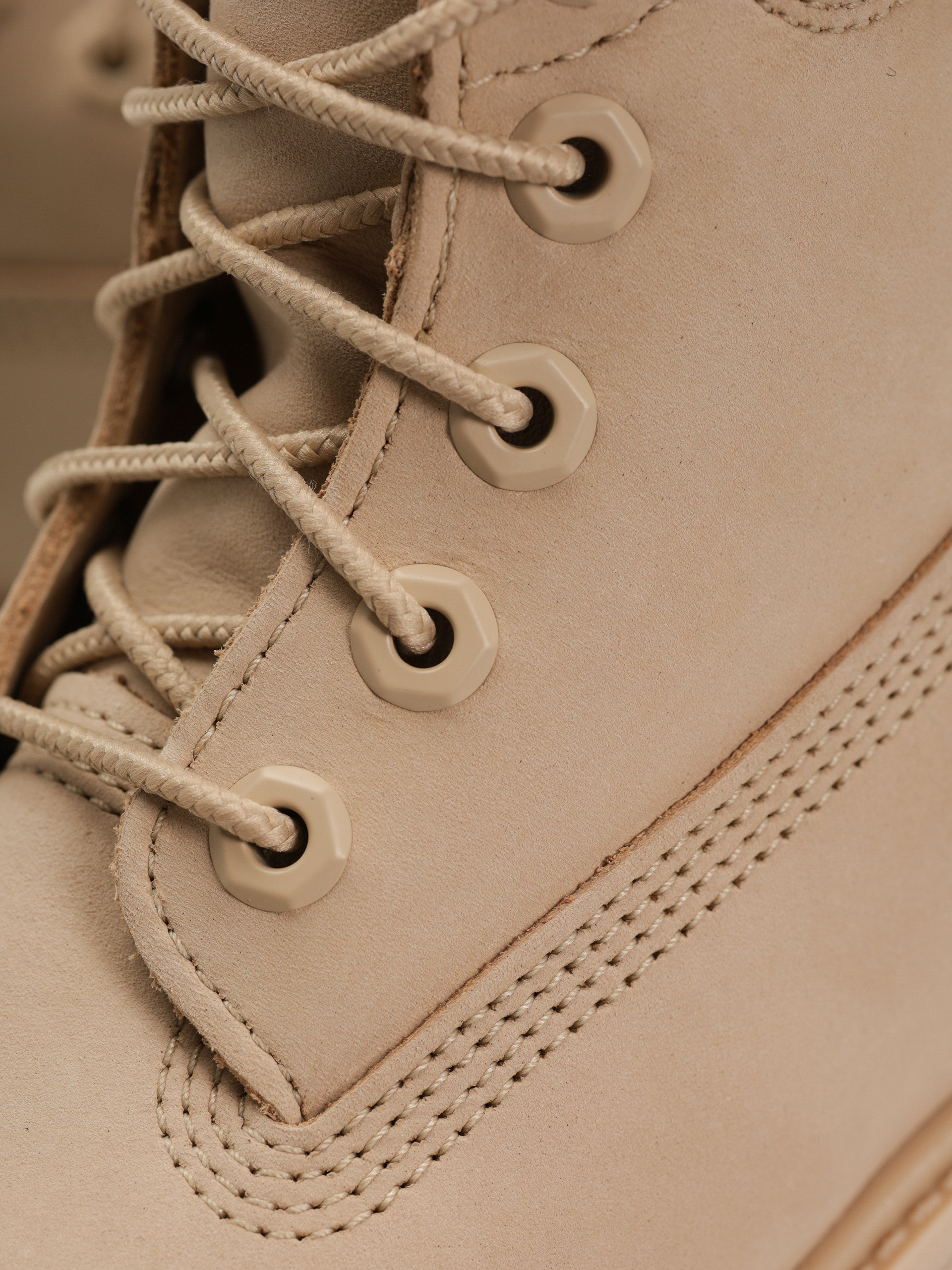 Timberland Premium 6 Inch Lace Up Waterproof Wmn Téli cipők (light beige nubuck)