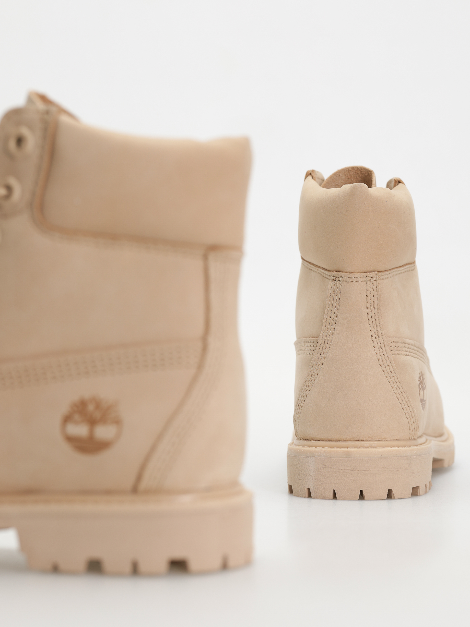 Timberland Premium 6 Inch Lace Up Waterproof Wmn Téli cipők (light beige nubuck)