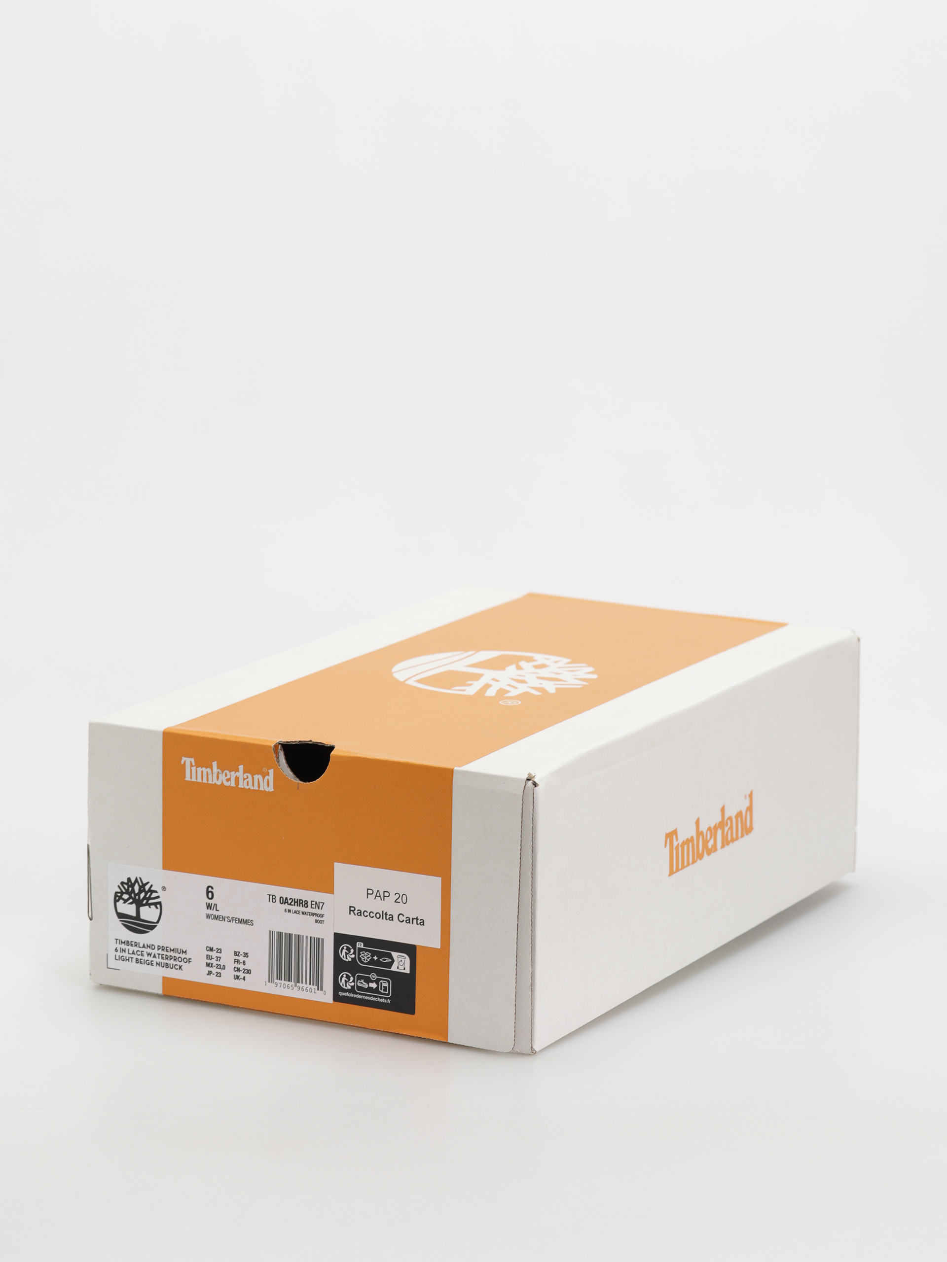 Timberland Premium 6 Inch Lace Up Waterproof Wmn Téli cipők (light beige nubuck)