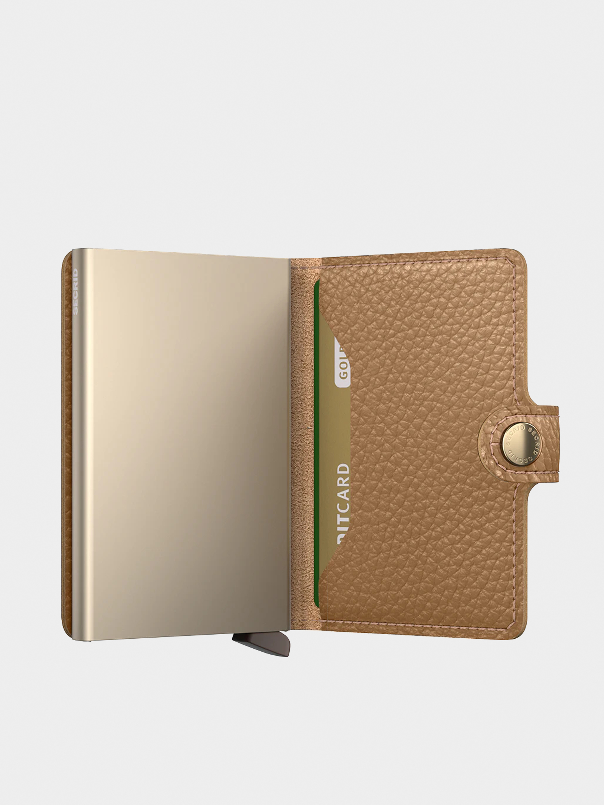 Pénztárca Secrid Miniwallet (pebble cappuccino)