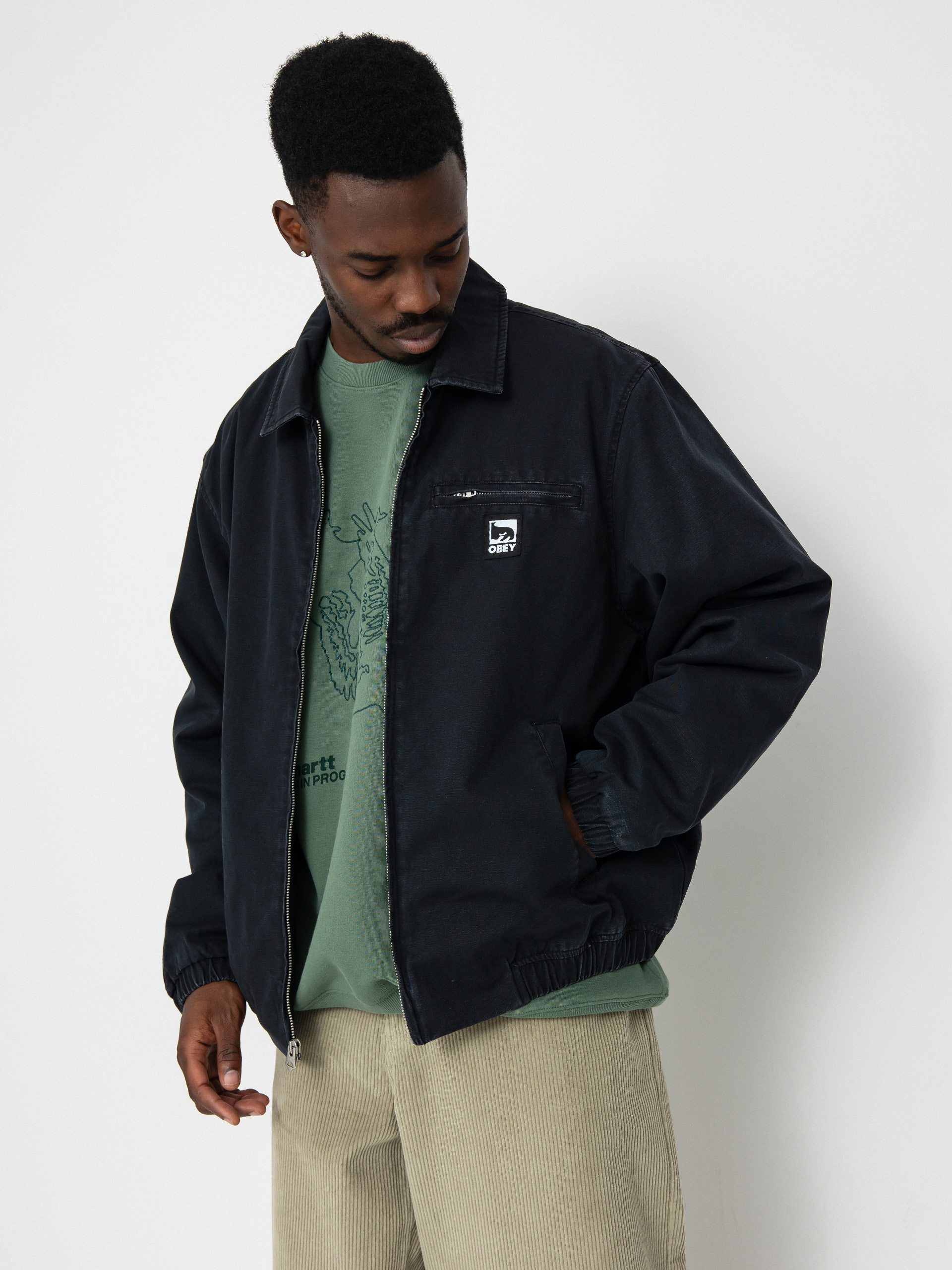 OBEY Division Blouson Dzseki (black)